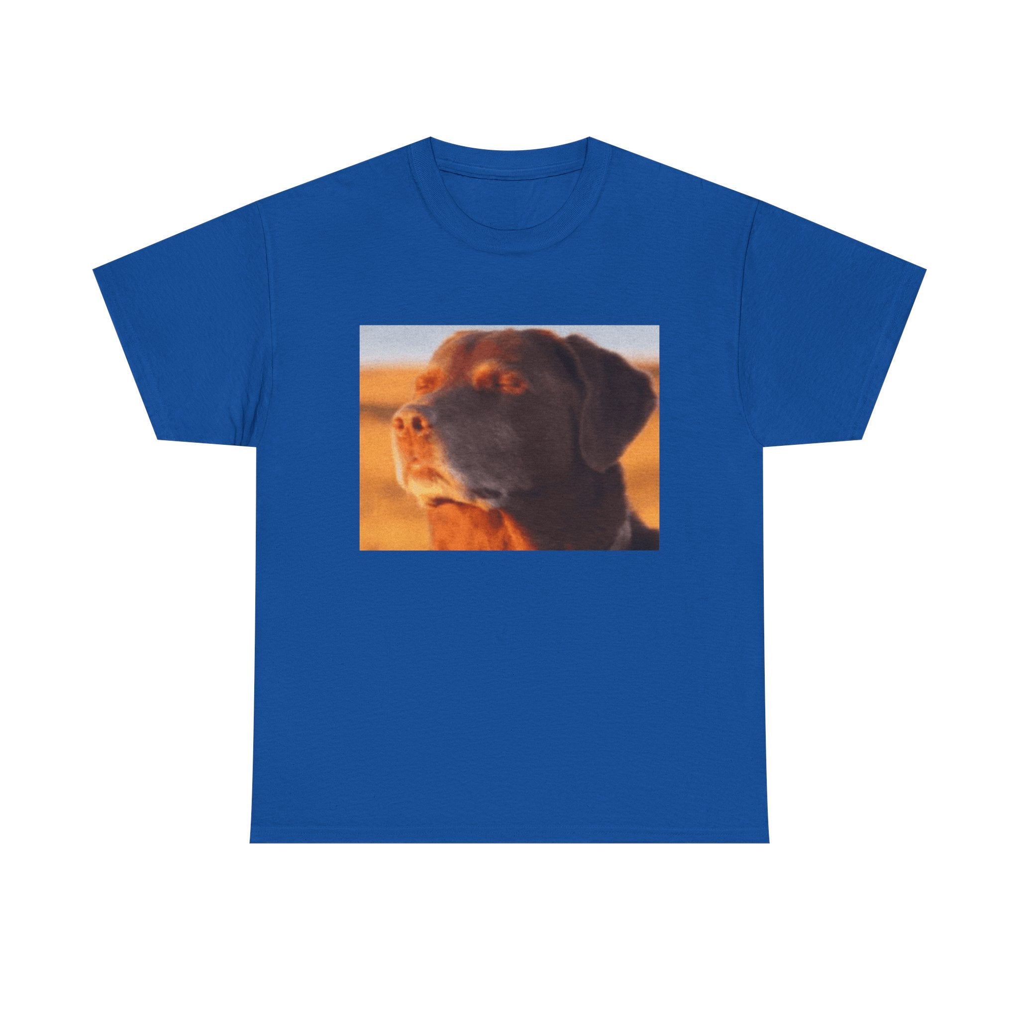 Dog Trying not to Laugh - Graphic T-Shirt 100% Cotton