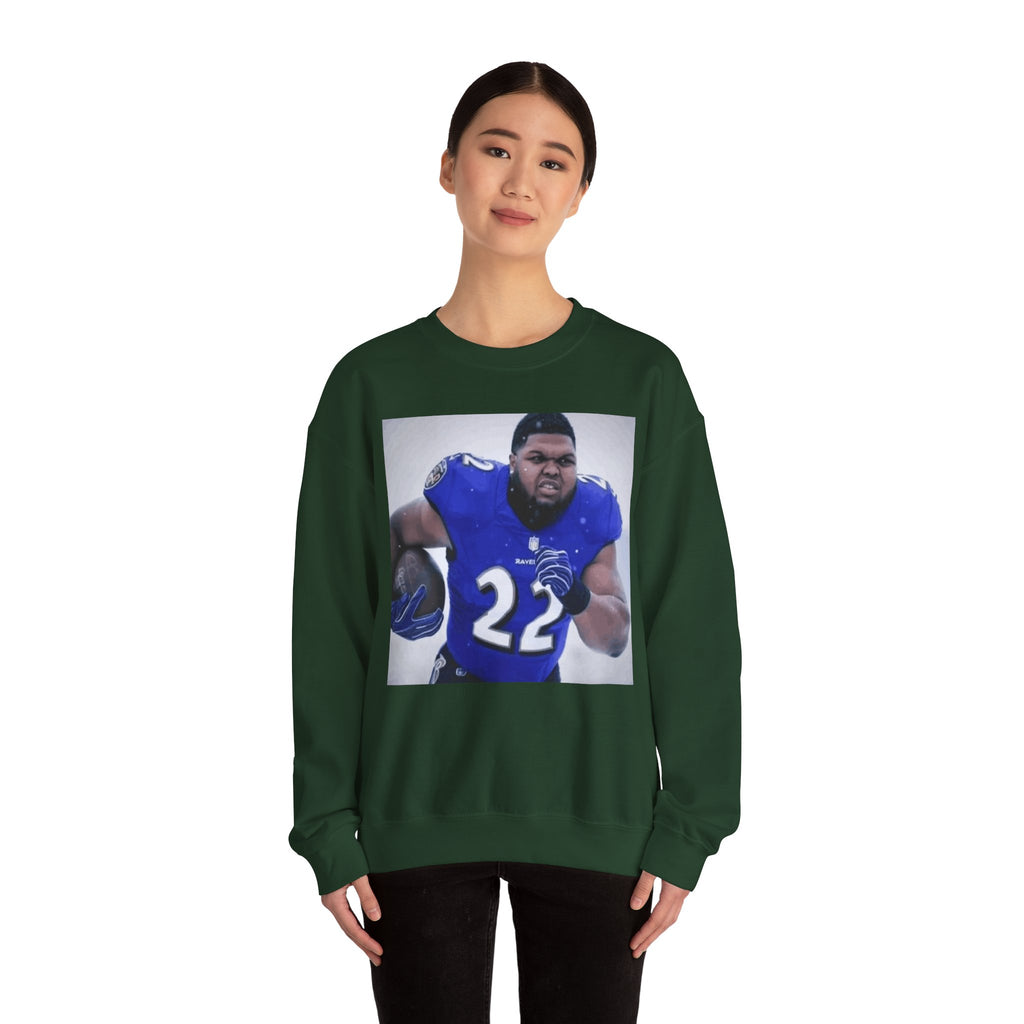 Druski Football Player - Crewneck Long Sleeve