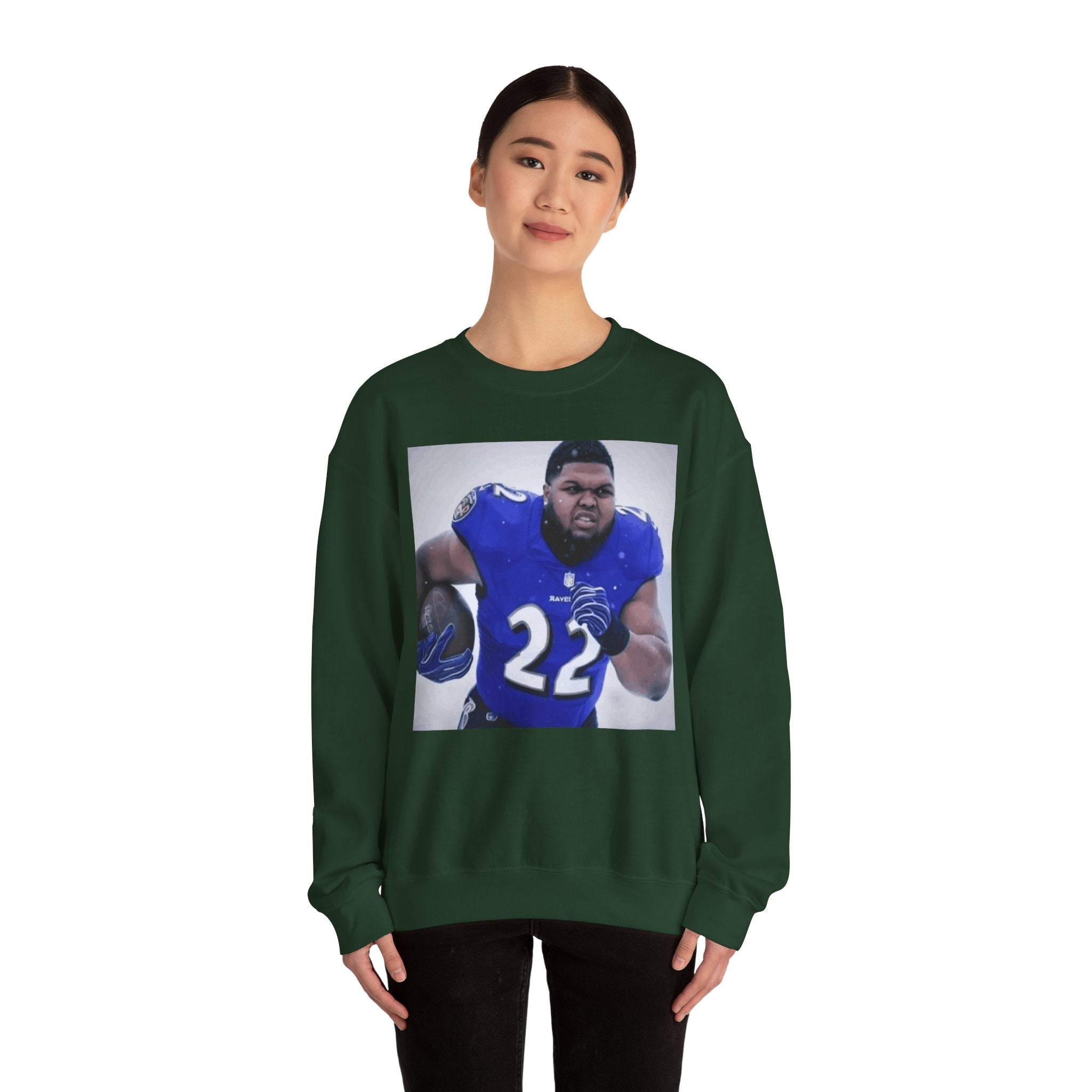 Druski Football Player - Crewneck Long Sleeve