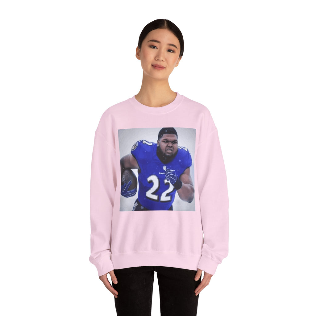 Druski Football Player - Crewneck Long Sleeve