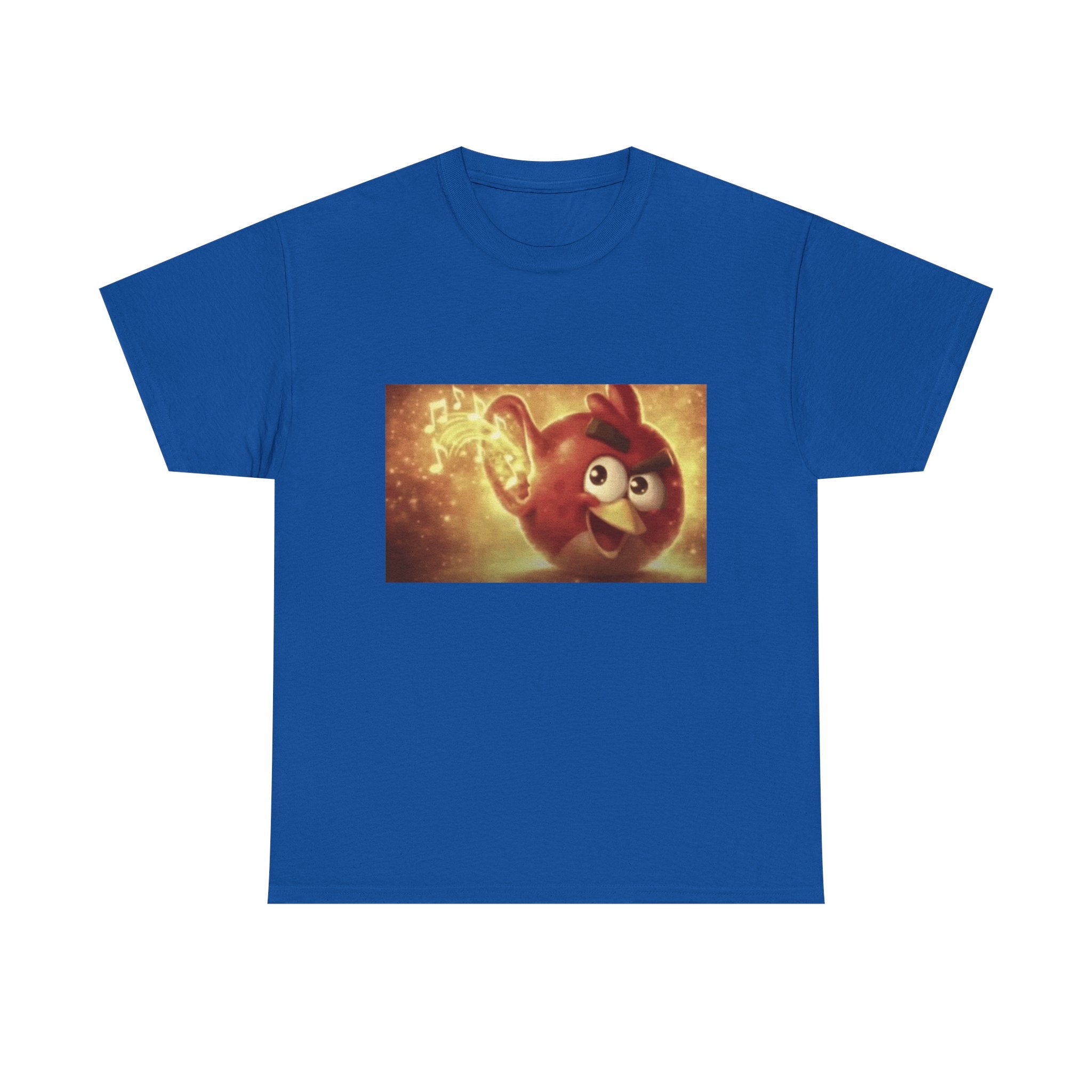 Angry Bird Hearing Peak - Graphic T-Shirt 100% Cotton