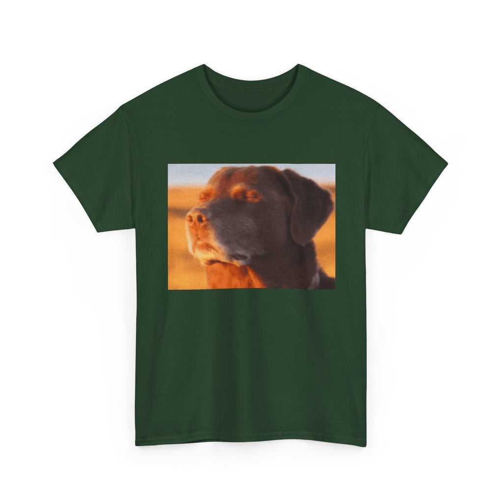 Dog Trying not to Laugh - Graphic T-Shirt 100% Cotton