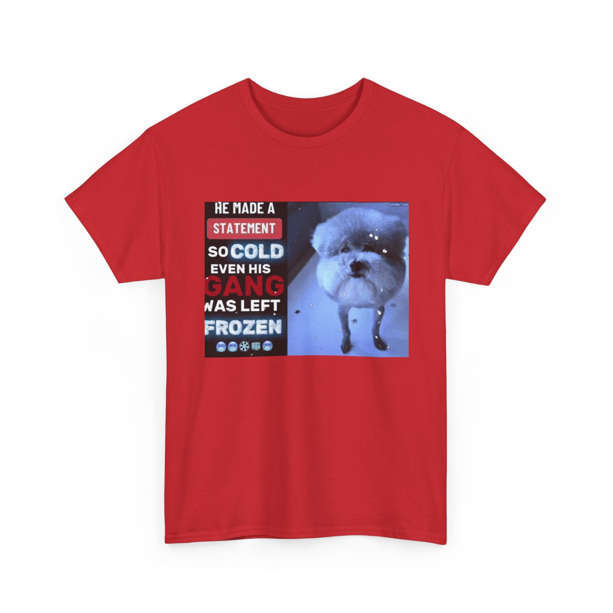 HE MADE A STATEMENT SO COLD - Graphic T-Shirt 100% Cotton