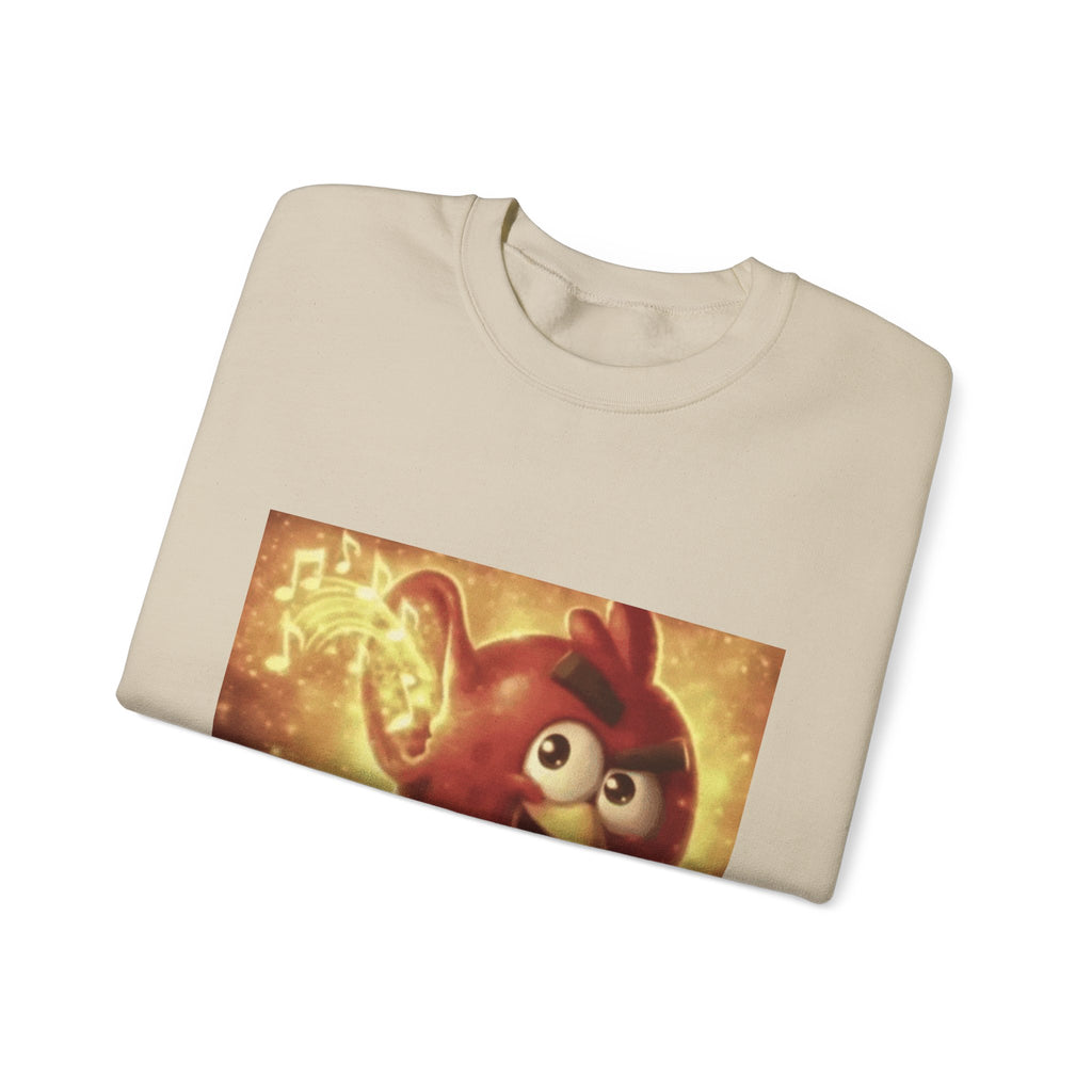 Angry Bird Hearing Peak - Crewneck Long Sleeve