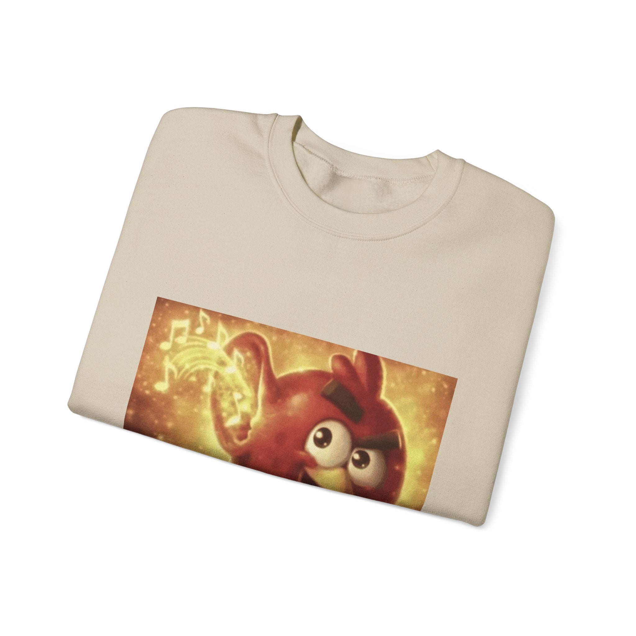 Angry Bird Hearing Peak - Crewneck Long Sleeve