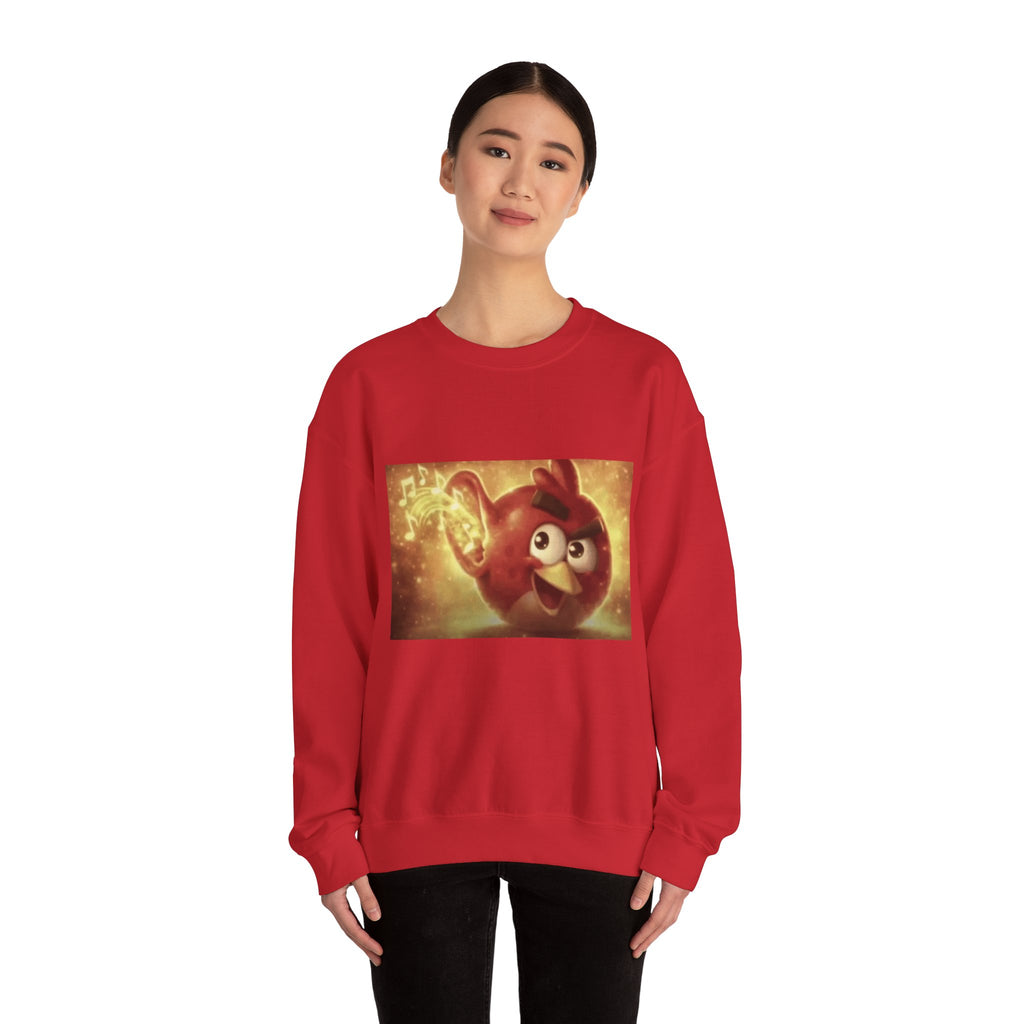 Angry Bird Hearing Peak - Crewneck Long Sleeve