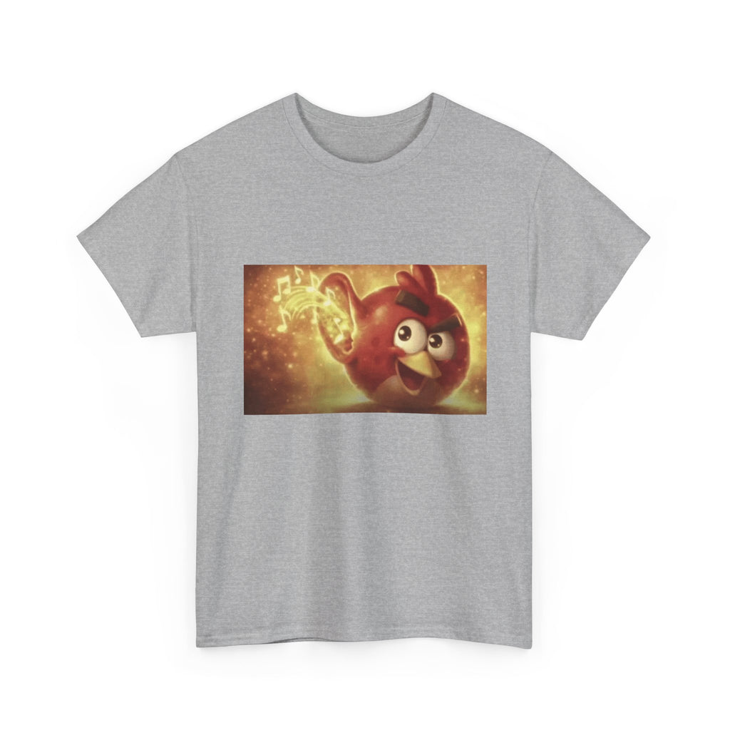 Angry Bird Hearing Peak - Graphic T-Shirt 100% Cotton