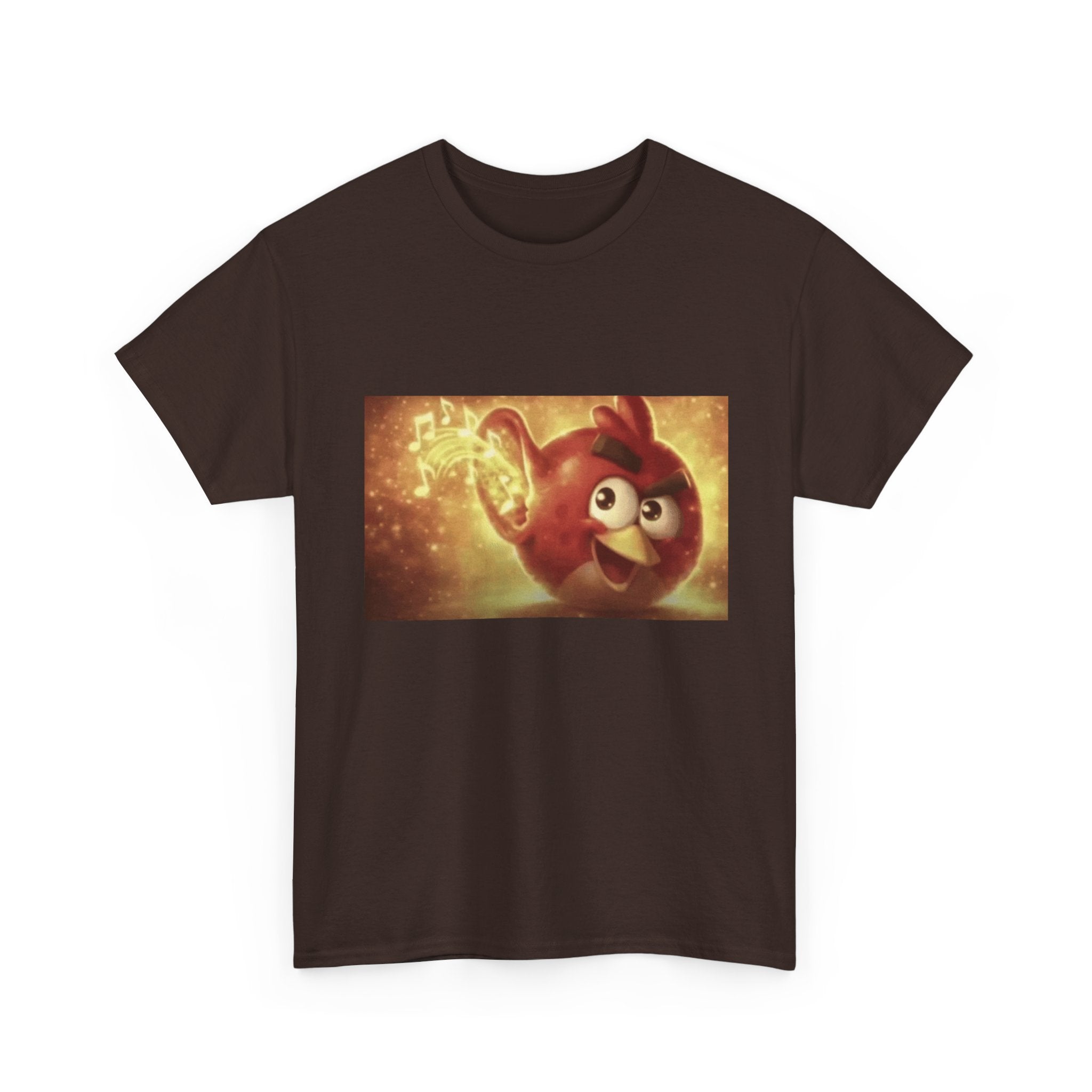 Angry Bird Hearing Peak - Graphic T-Shirt 100% Cotton