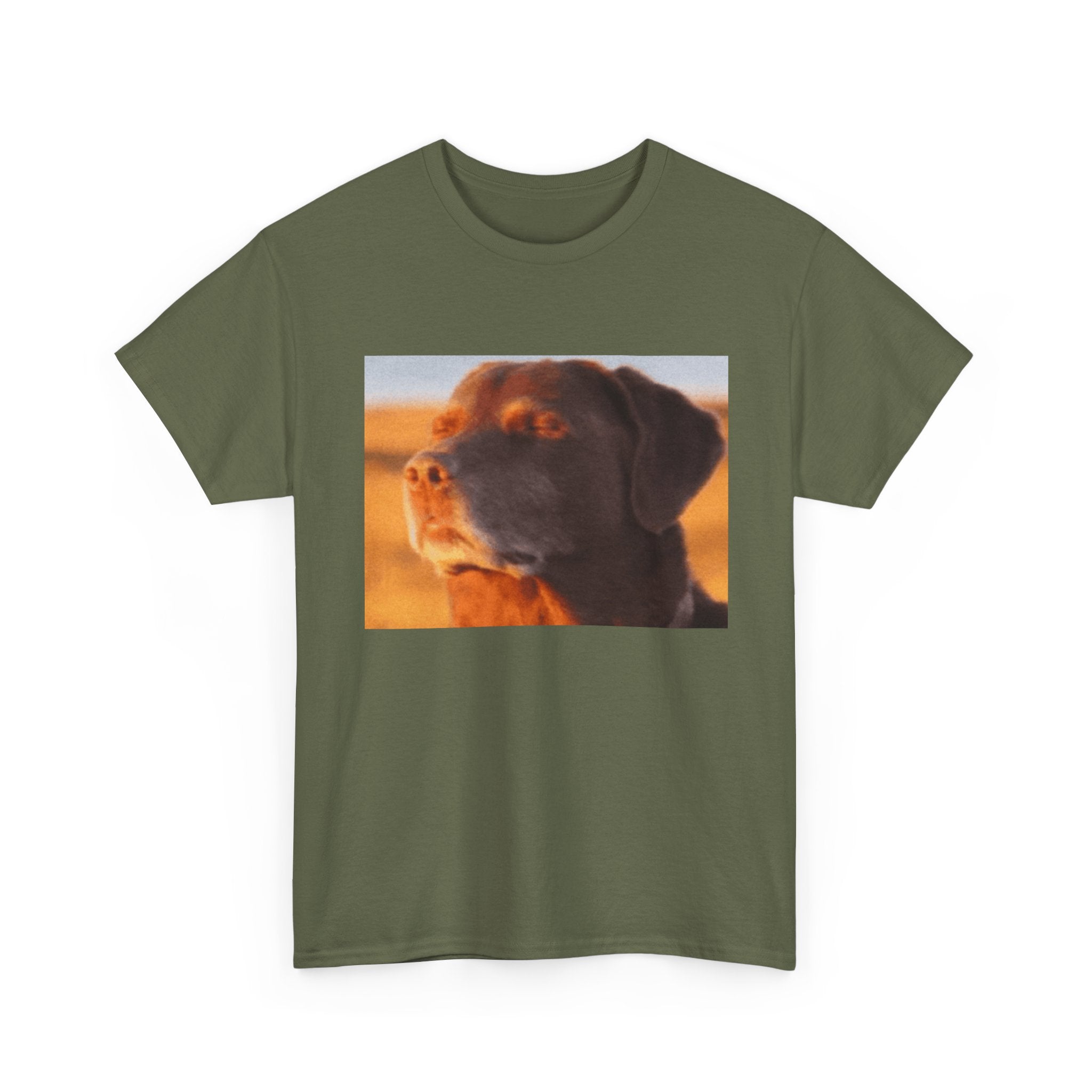 Dog Trying not to Laugh - Graphic T-Shirt 100% Cotton