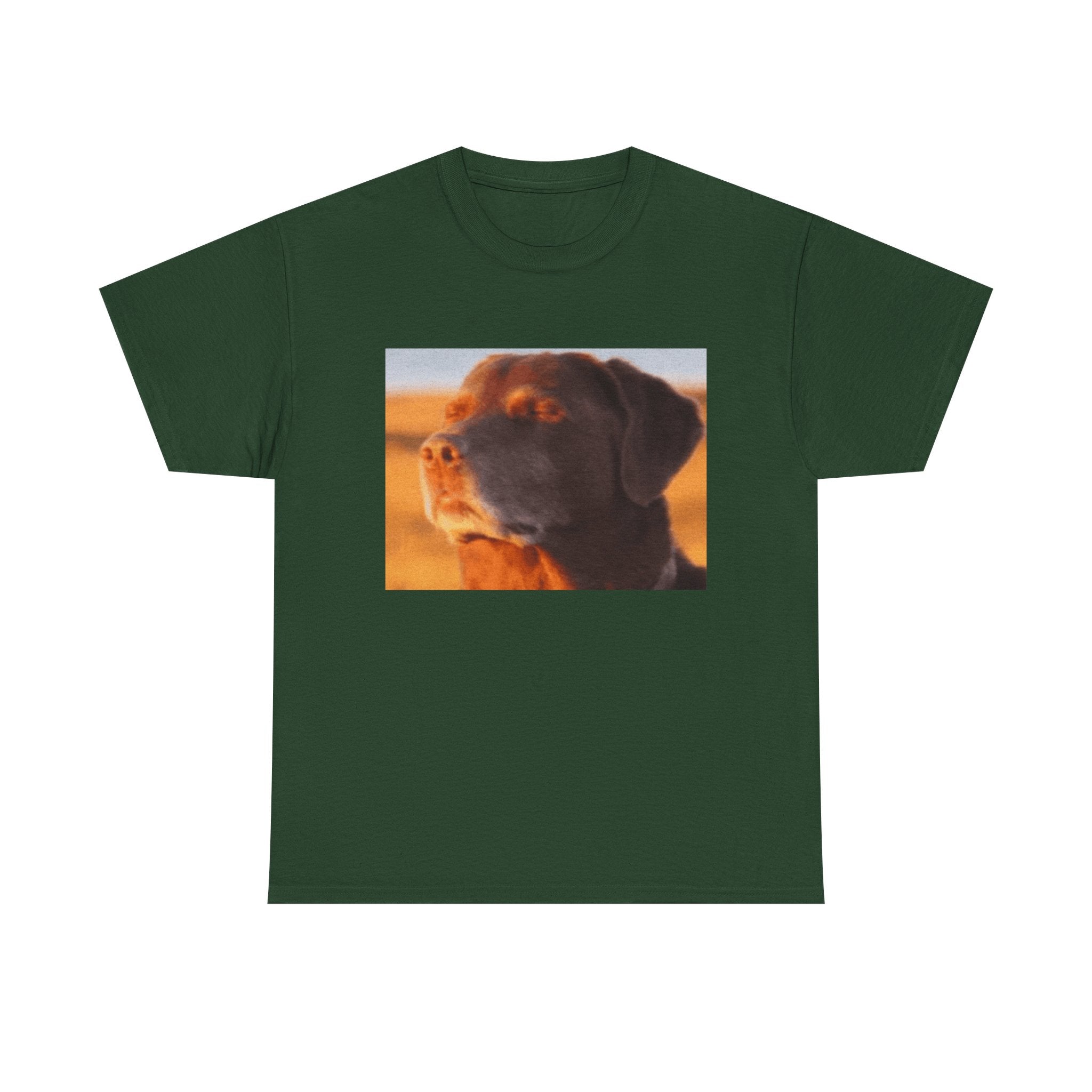 Dog Trying not to Laugh - Graphic T-Shirt 100% Cotton