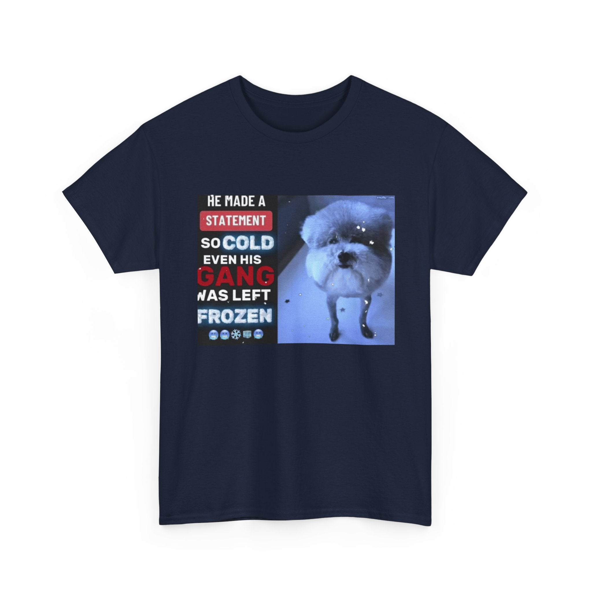 HE MADE A STATEMENT SO COLD - Graphic T-Shirt 100% Cotton