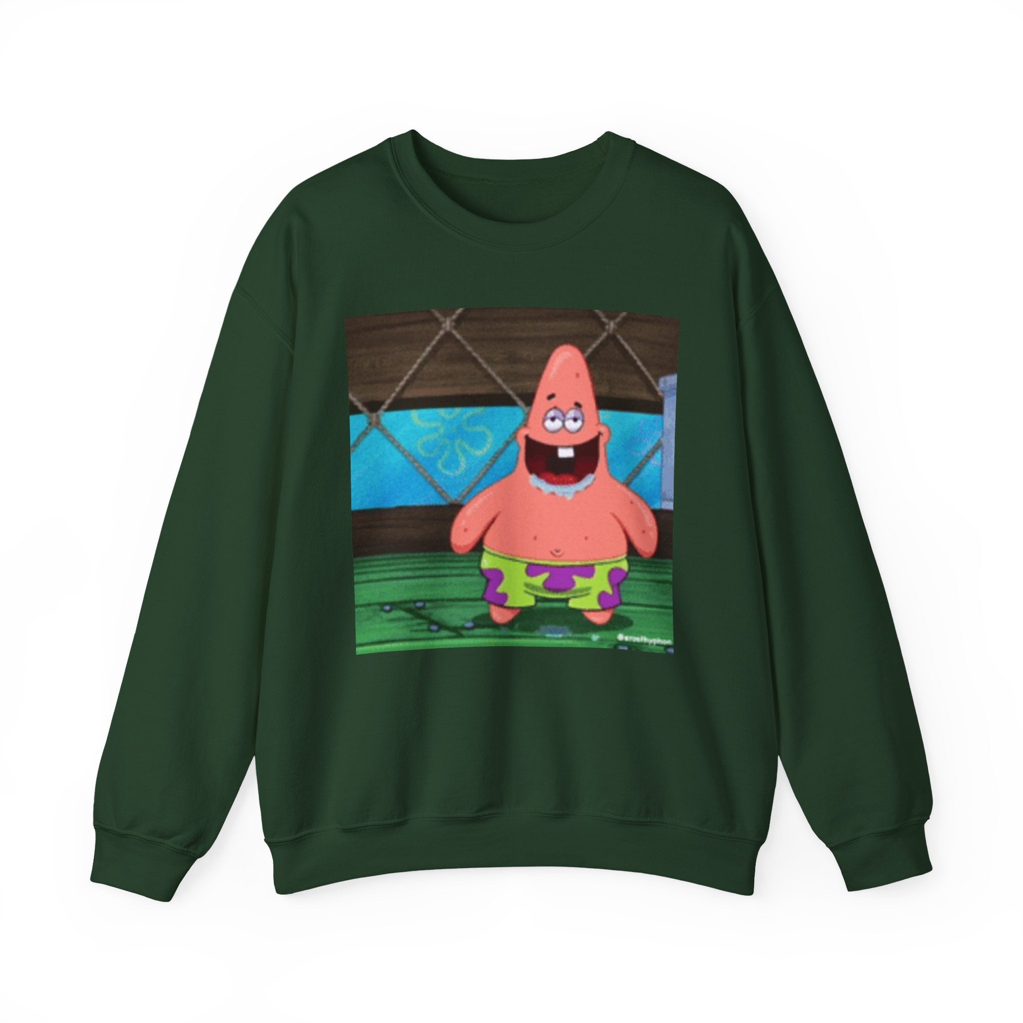 Dumb Patrick Star — Crewneck Long sleeve