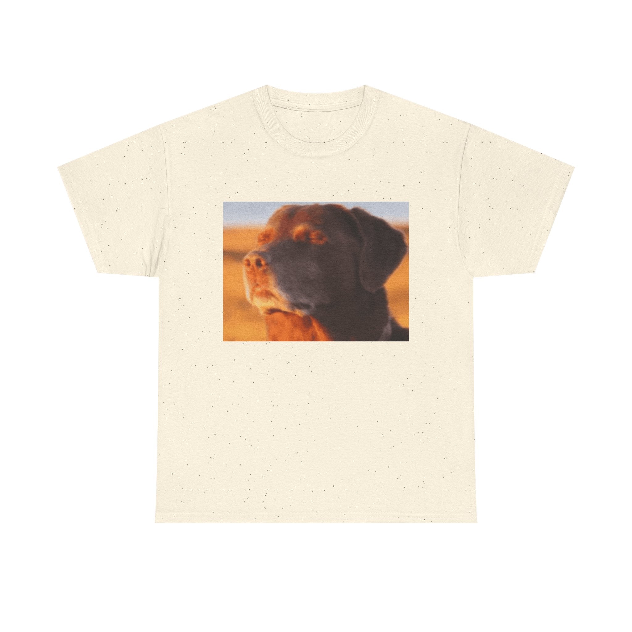 Dog Trying not to Laugh - Graphic T-Shirt 100% Cotton