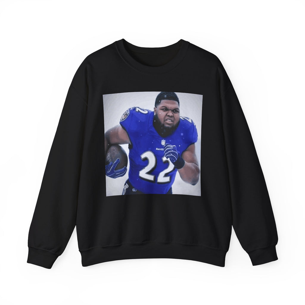 Druski Football Player - Crewneck Long Sleeve