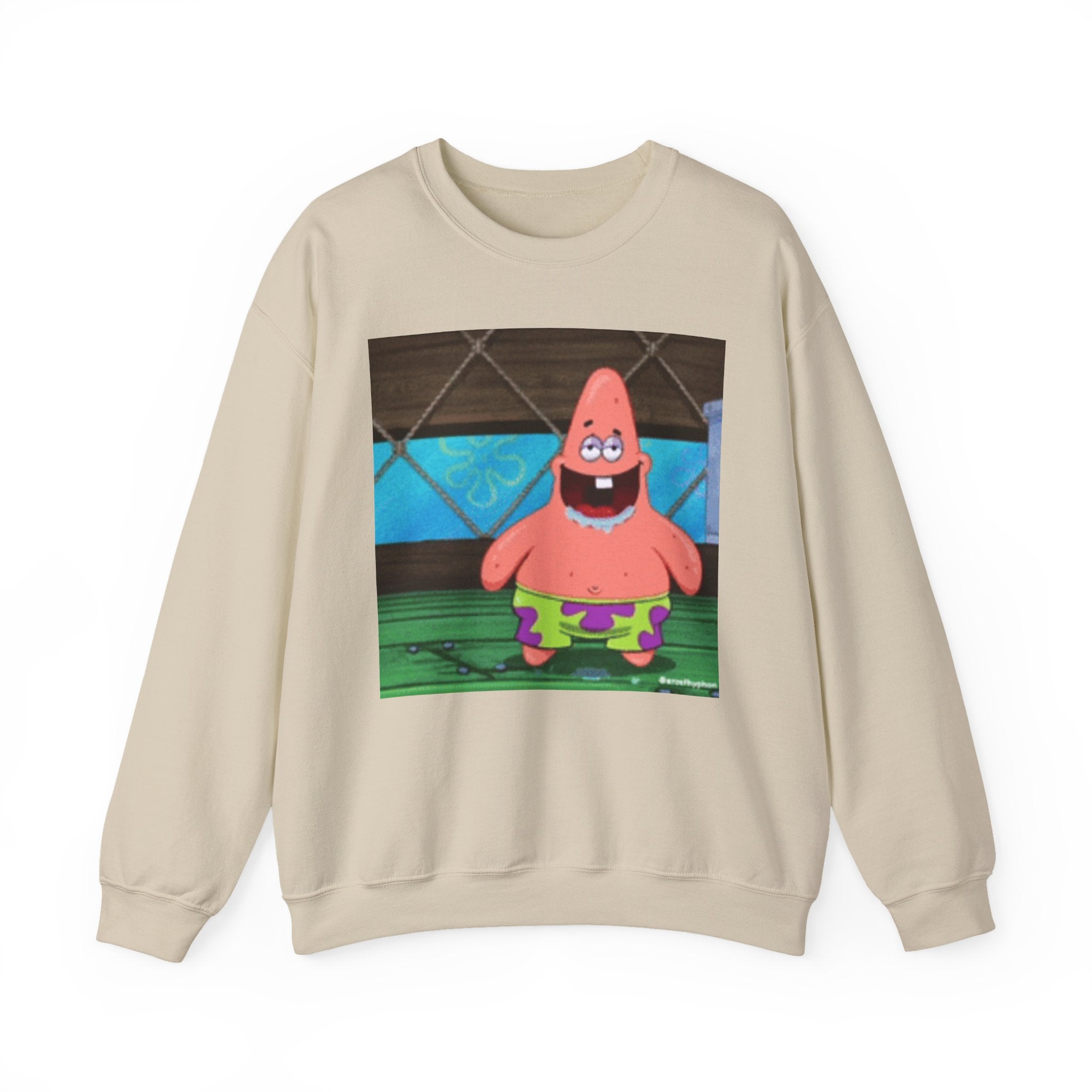 Dumb Patrick Star — Crewneck Long sleeve