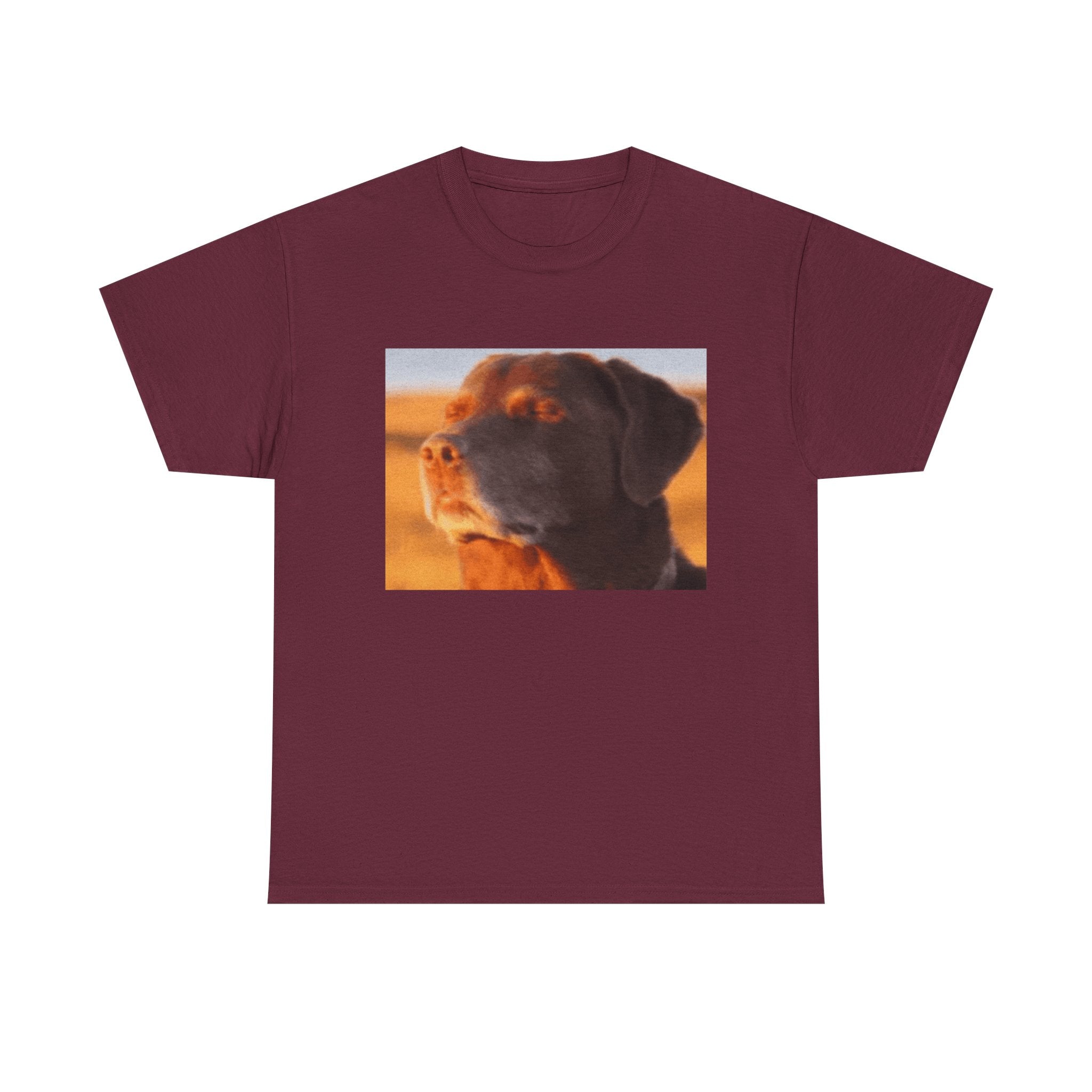 Dog Trying not to Laugh - Graphic T-Shirt 100% Cotton