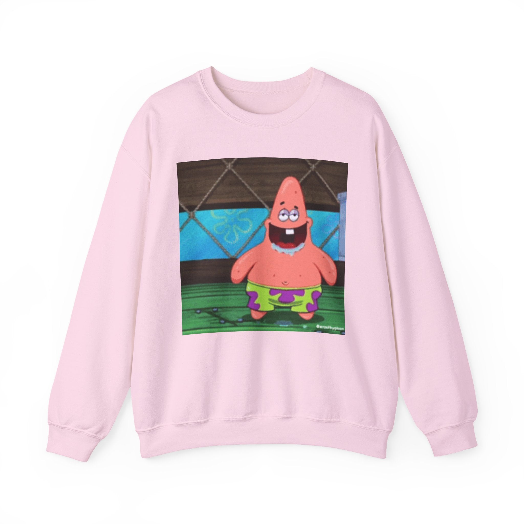 Dumb Patrick Star — Crewneck Long sleeve