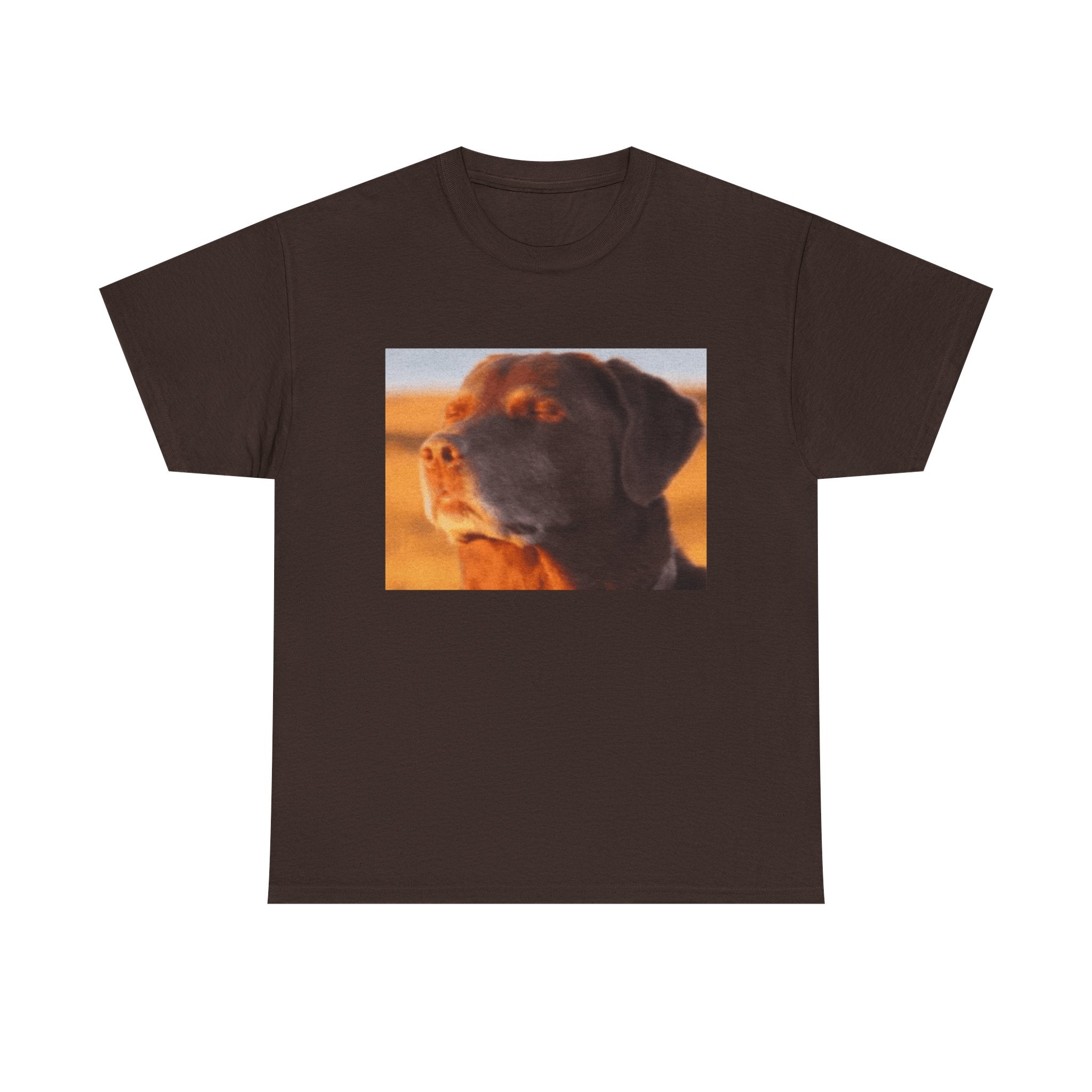 Dog Trying not to Laugh - Graphic T-Shirt 100% Cotton