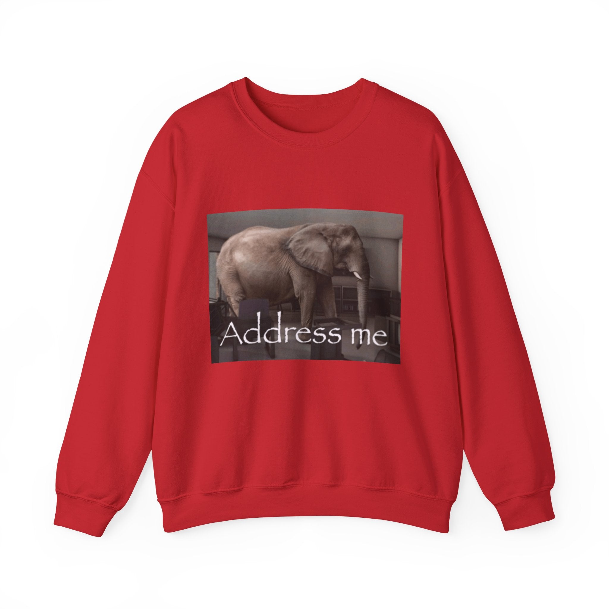 Elephant "Address Me" - Crewneck Long Sleeve