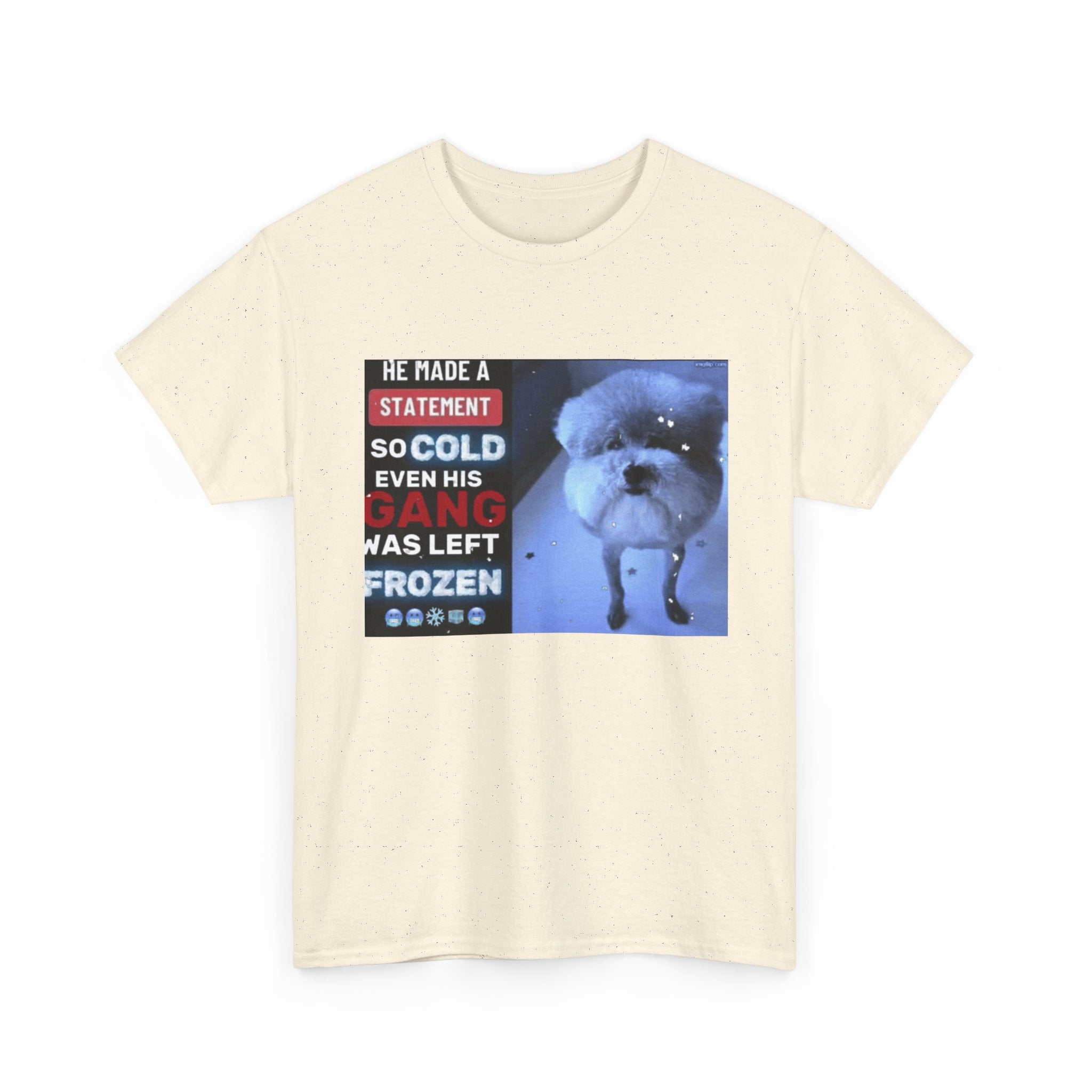 HE MADE A STATEMENT SO COLD - Graphic T-Shirt 100% Cotton