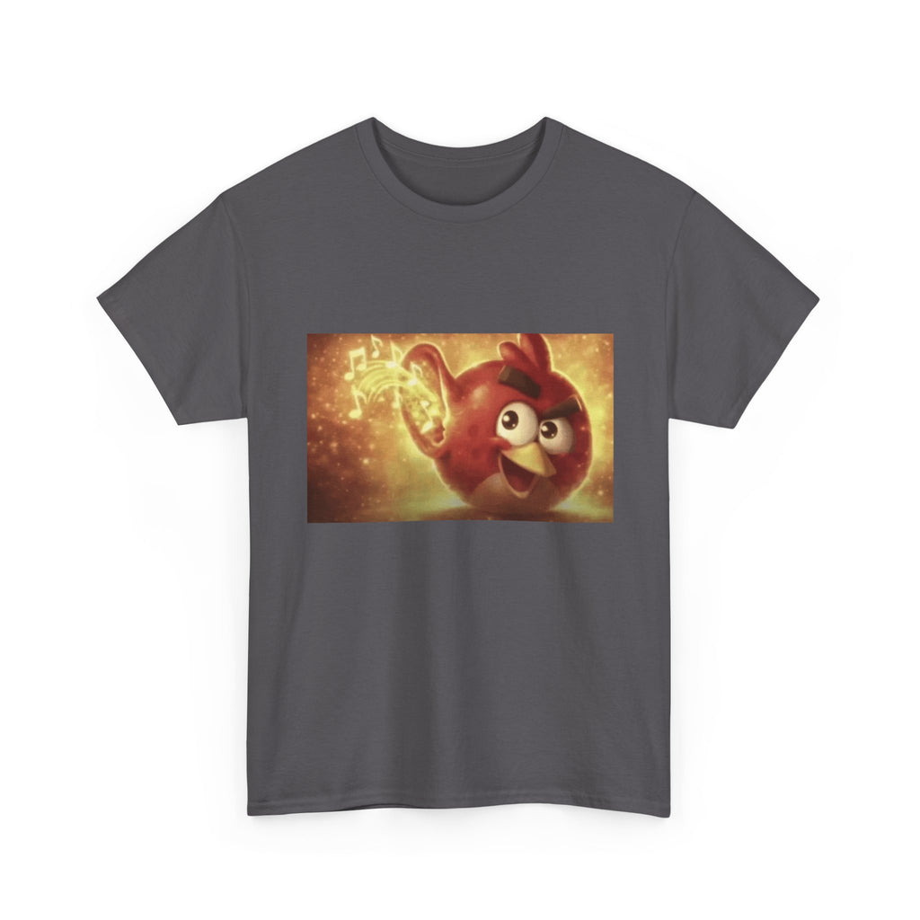 Angry Bird Hearing Peak - Graphic T-Shirt 100% Cotton