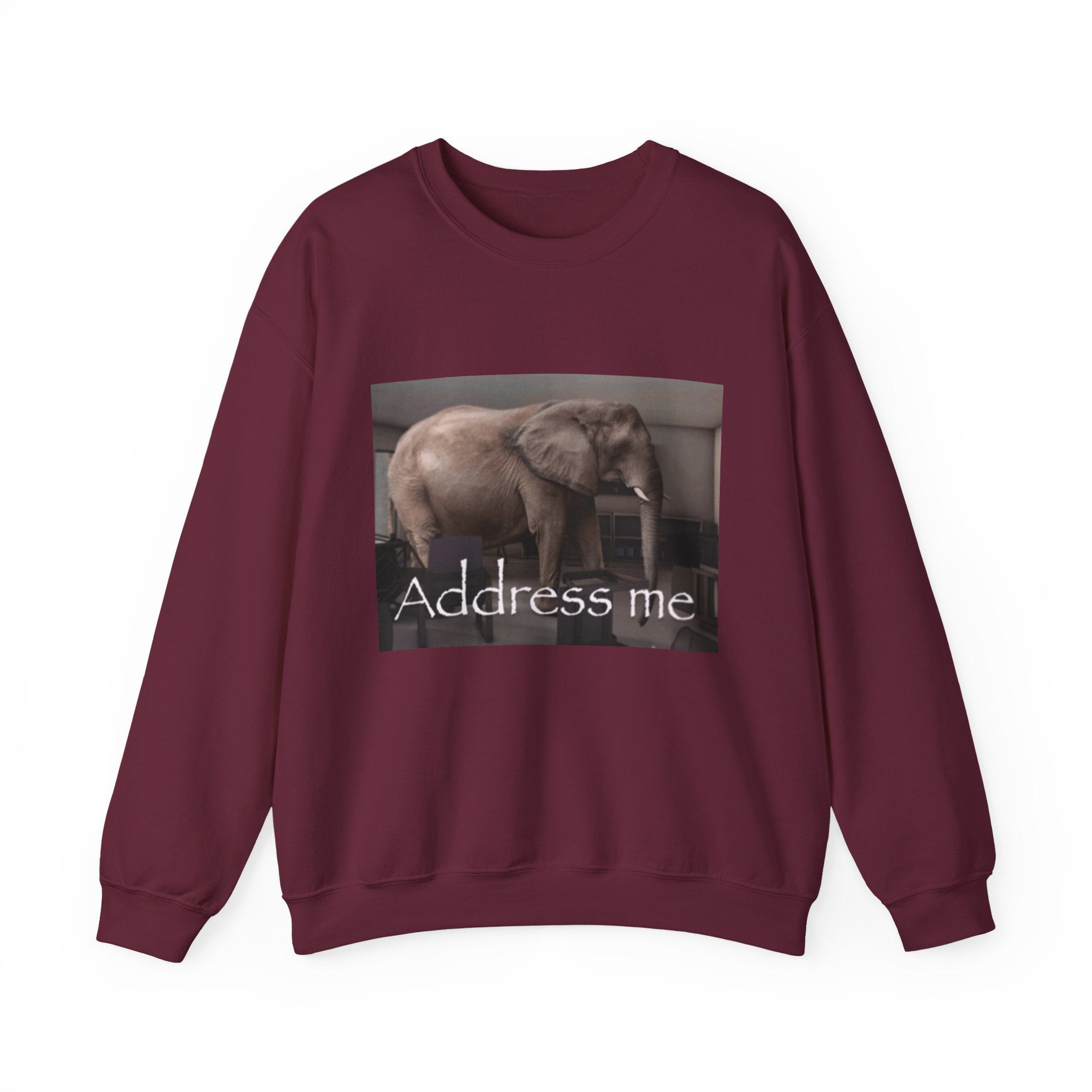 Elephant "Address Me" - Crewneck Long Sleeve