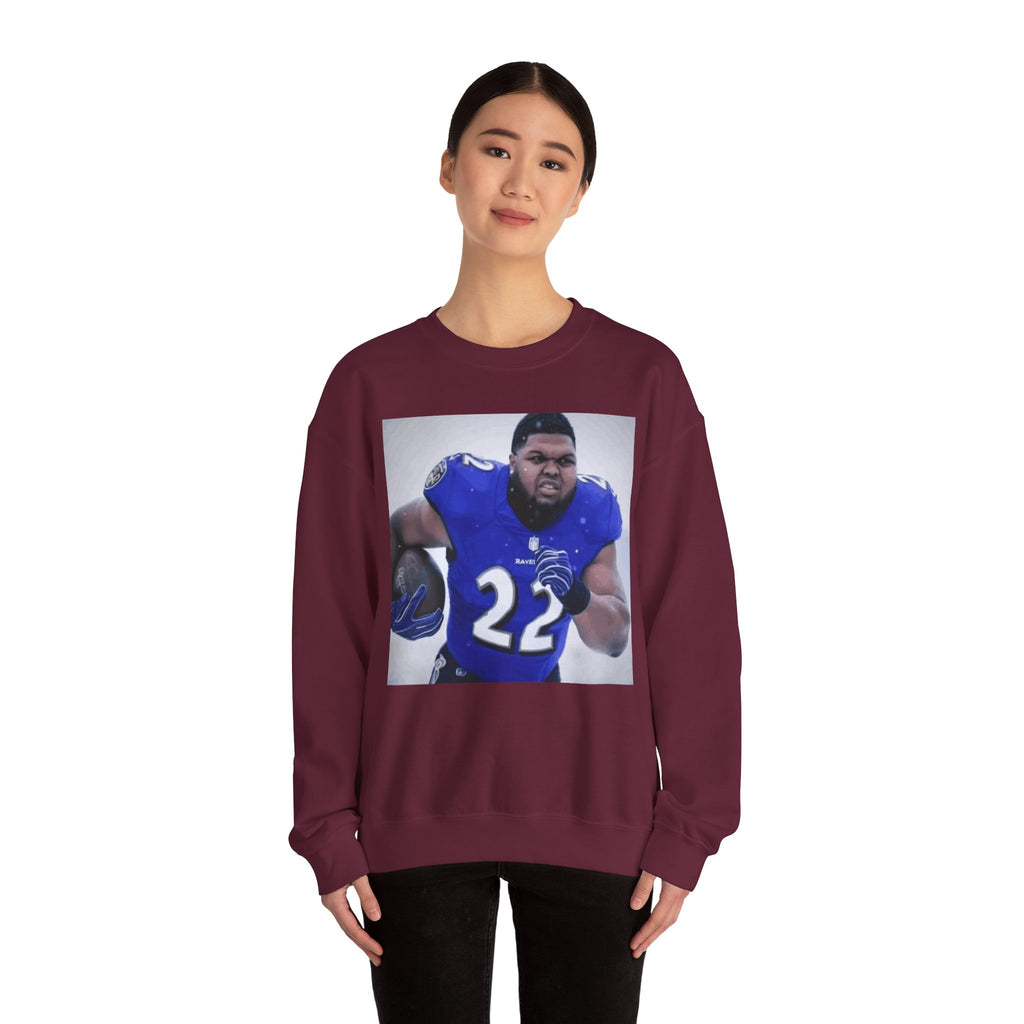 Druski Football Player - Crewneck Long Sleeve