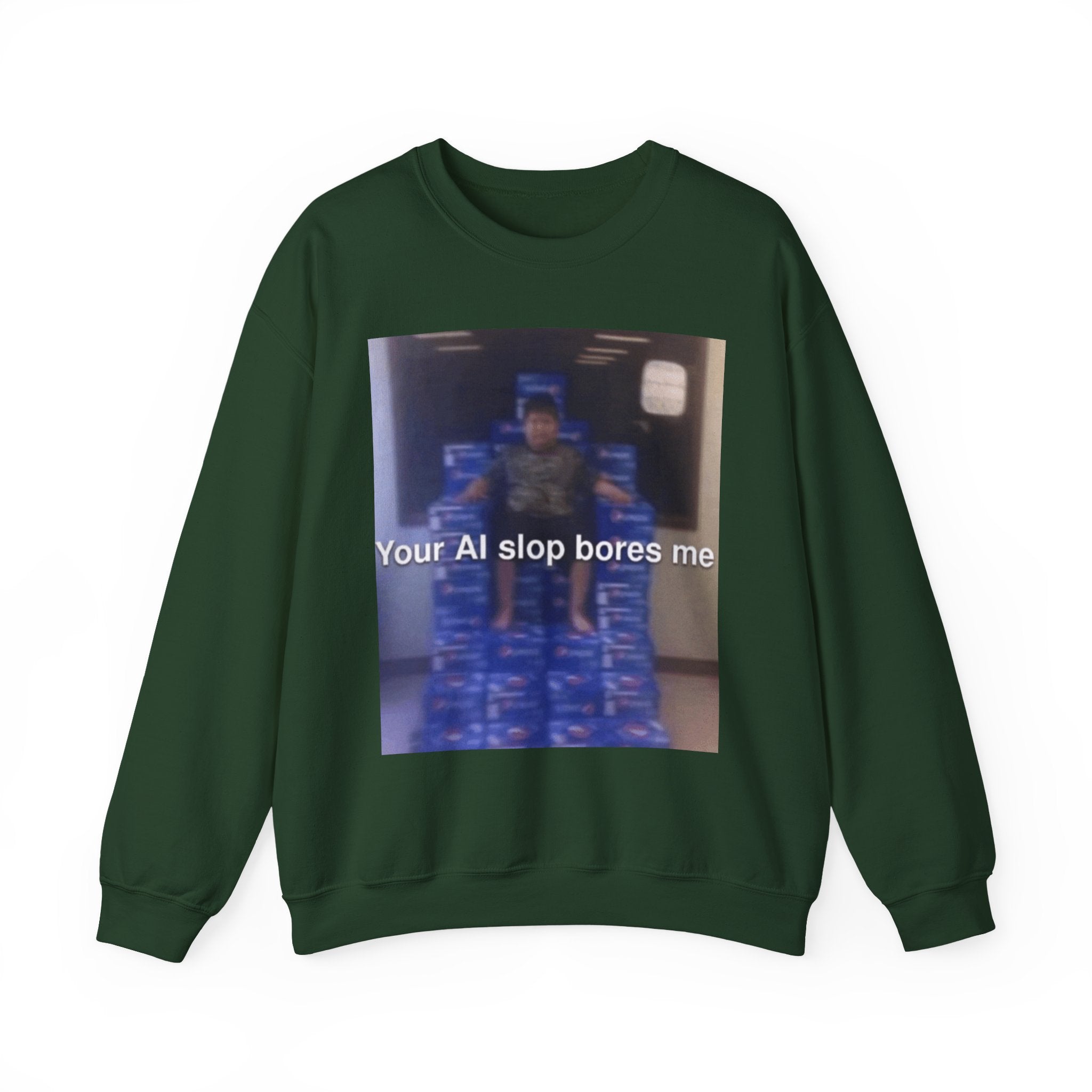 Your Ai Slop Bores Me - Crewneck Long Sleeve