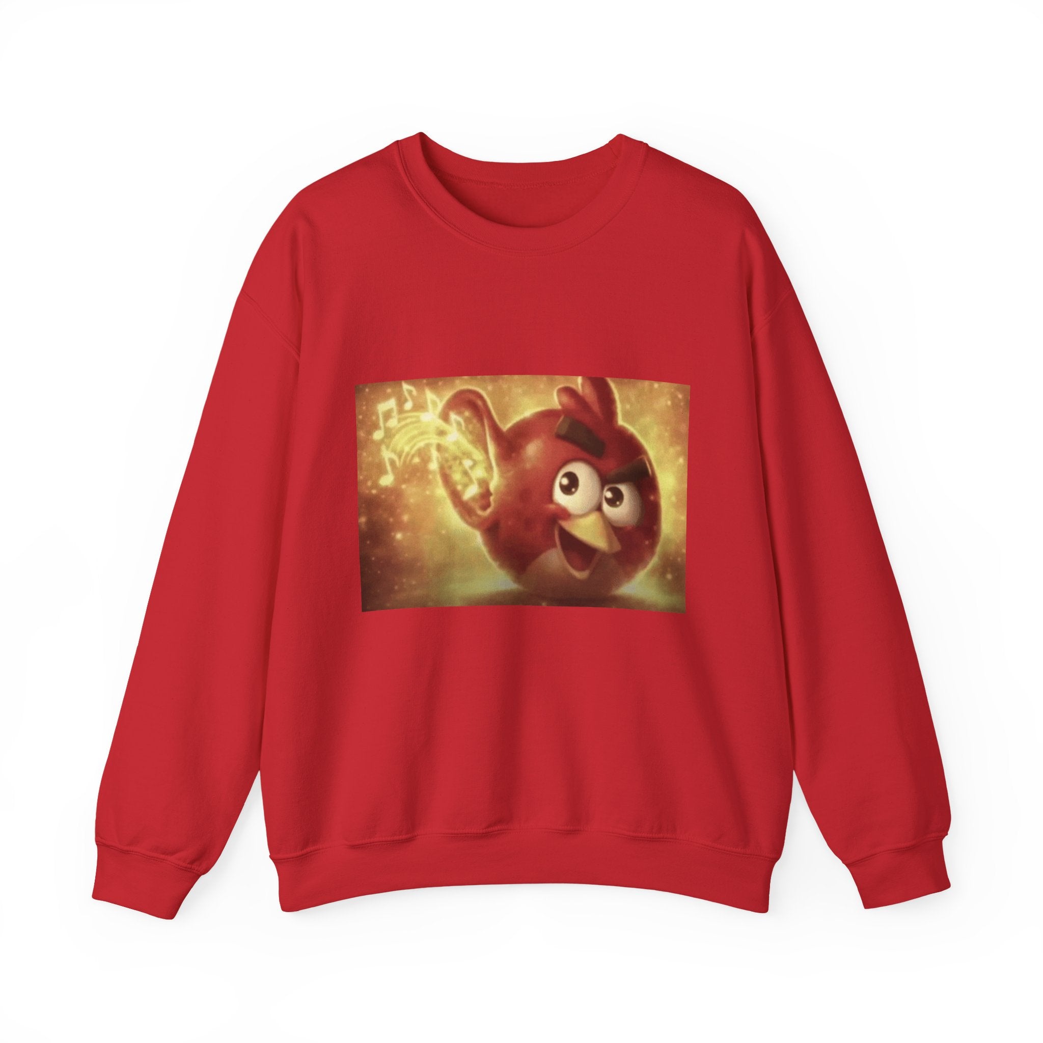 Angry Bird Hearing Peak - Crewneck Long Sleeve
