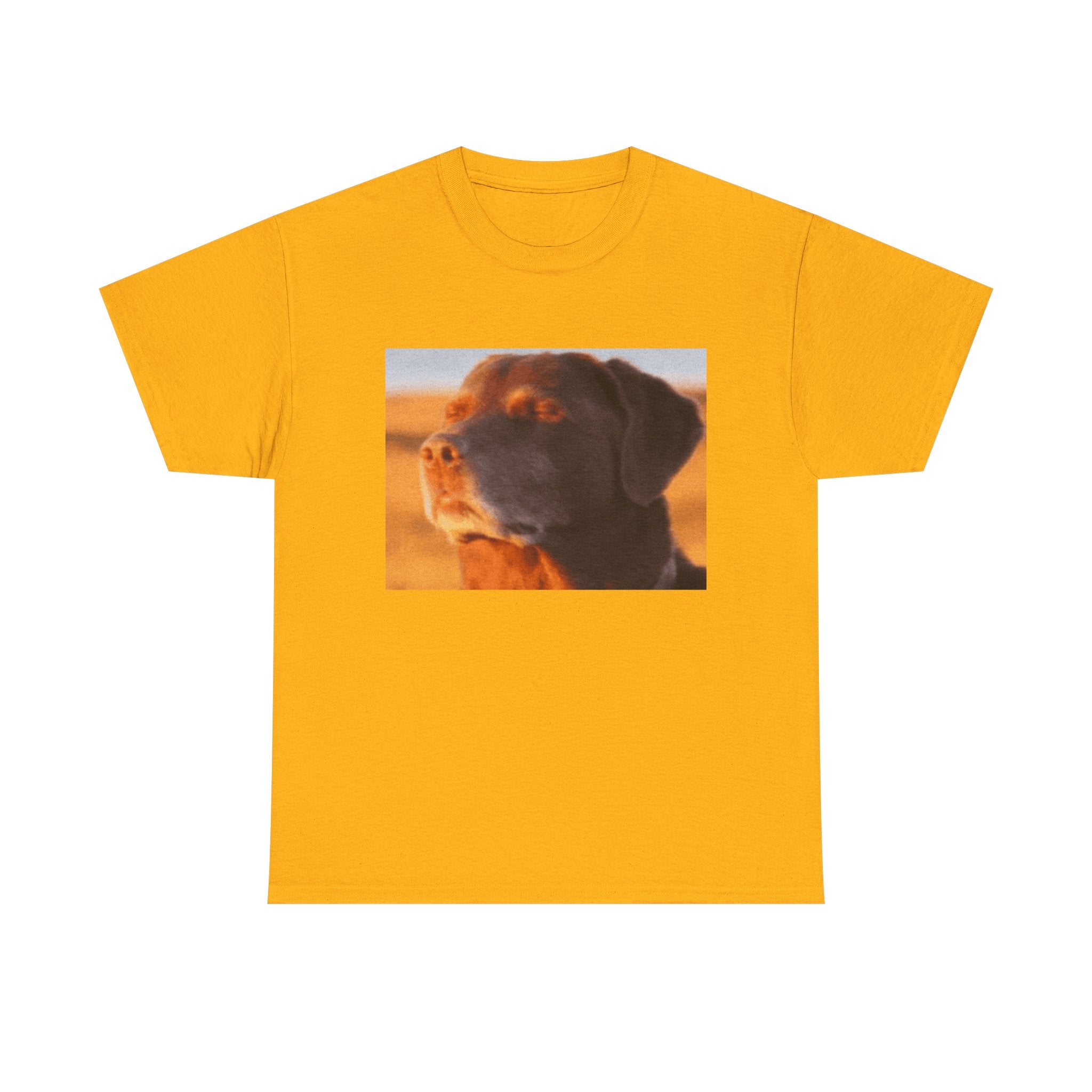 Dog Trying not to Laugh - Graphic T-Shirt 100% Cotton