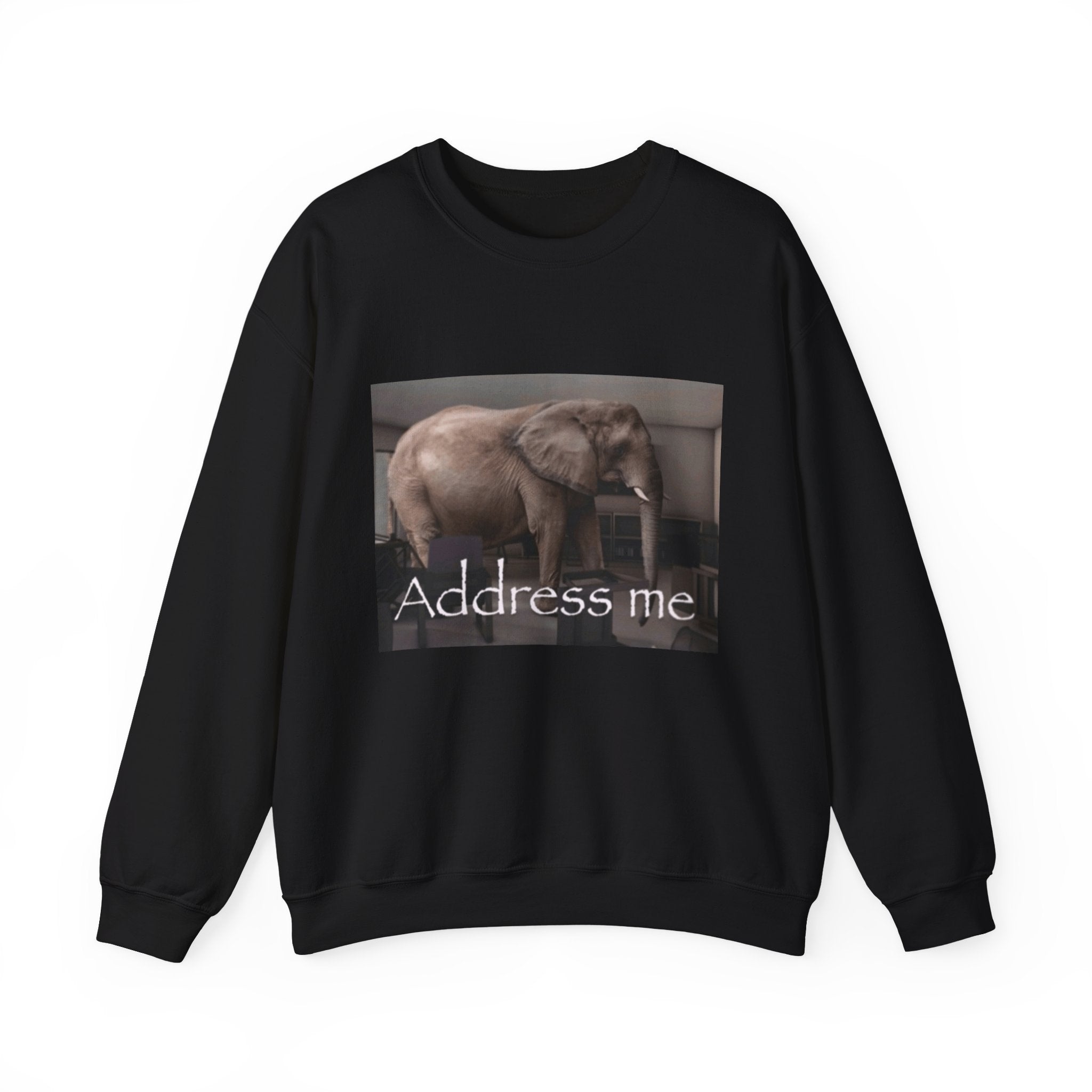 Elephant "Address Me" - Crewneck Long Sleeve