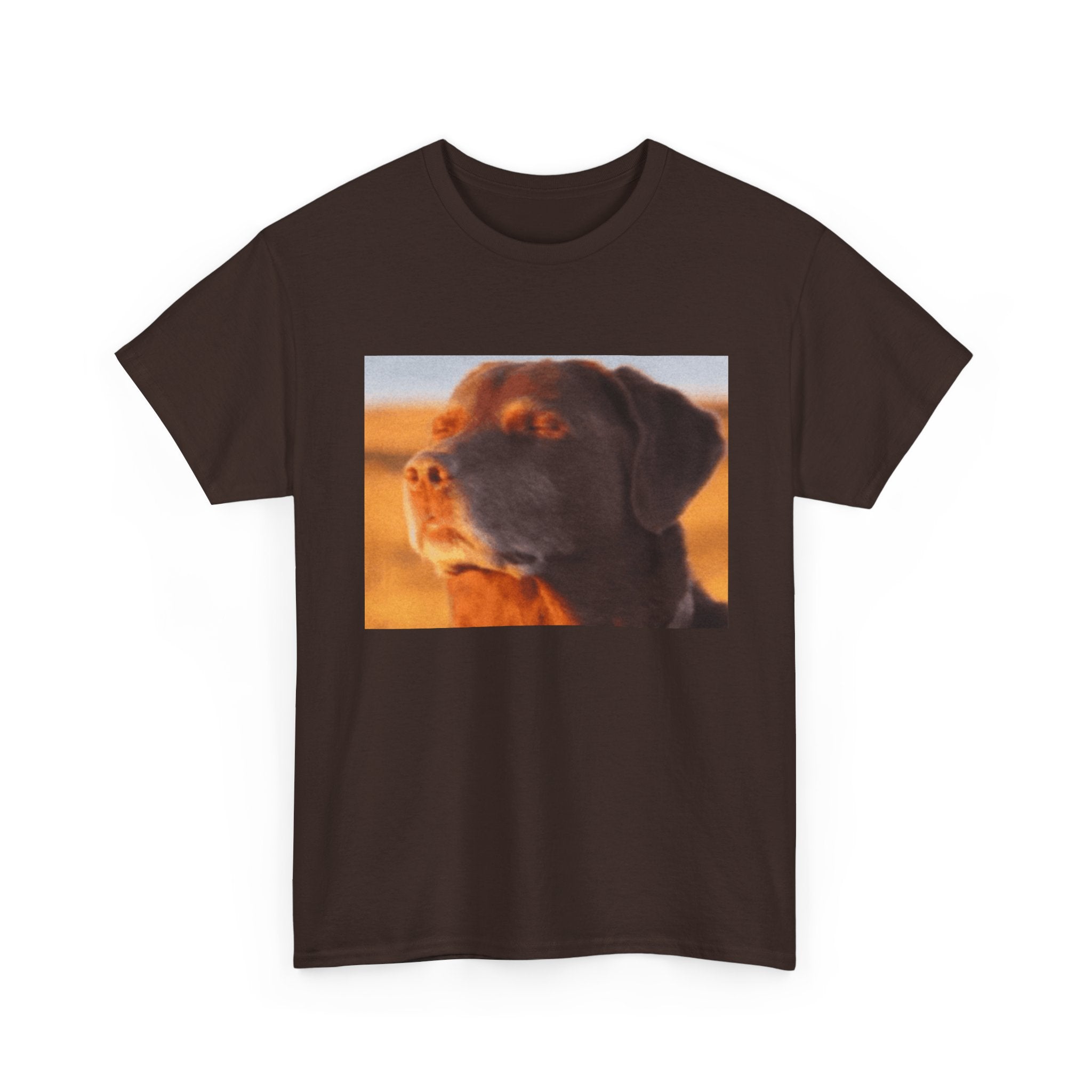 Dog Trying not to Laugh - Graphic T-Shirt 100% Cotton