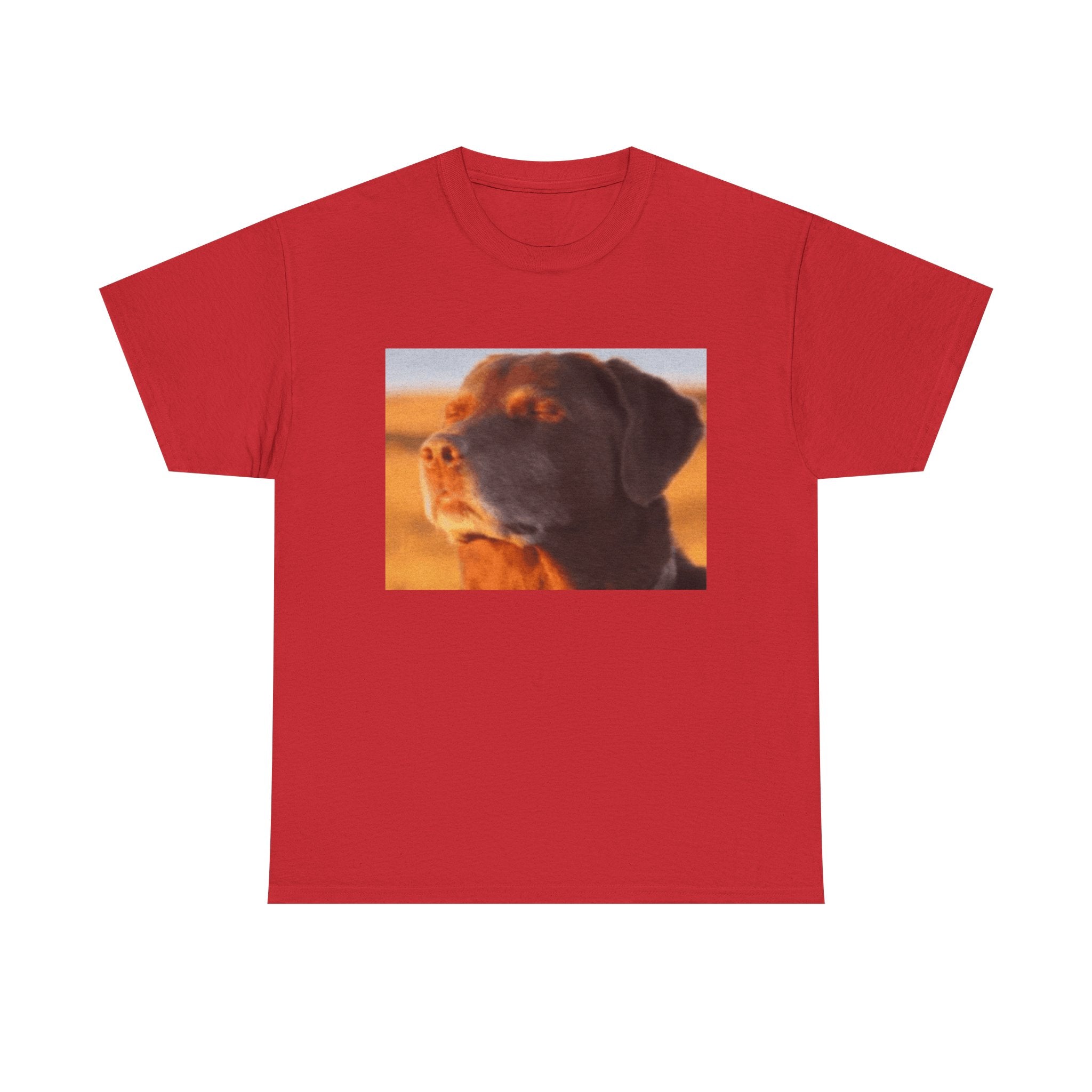 Dog Trying not to Laugh - Graphic T-Shirt 100% Cotton
