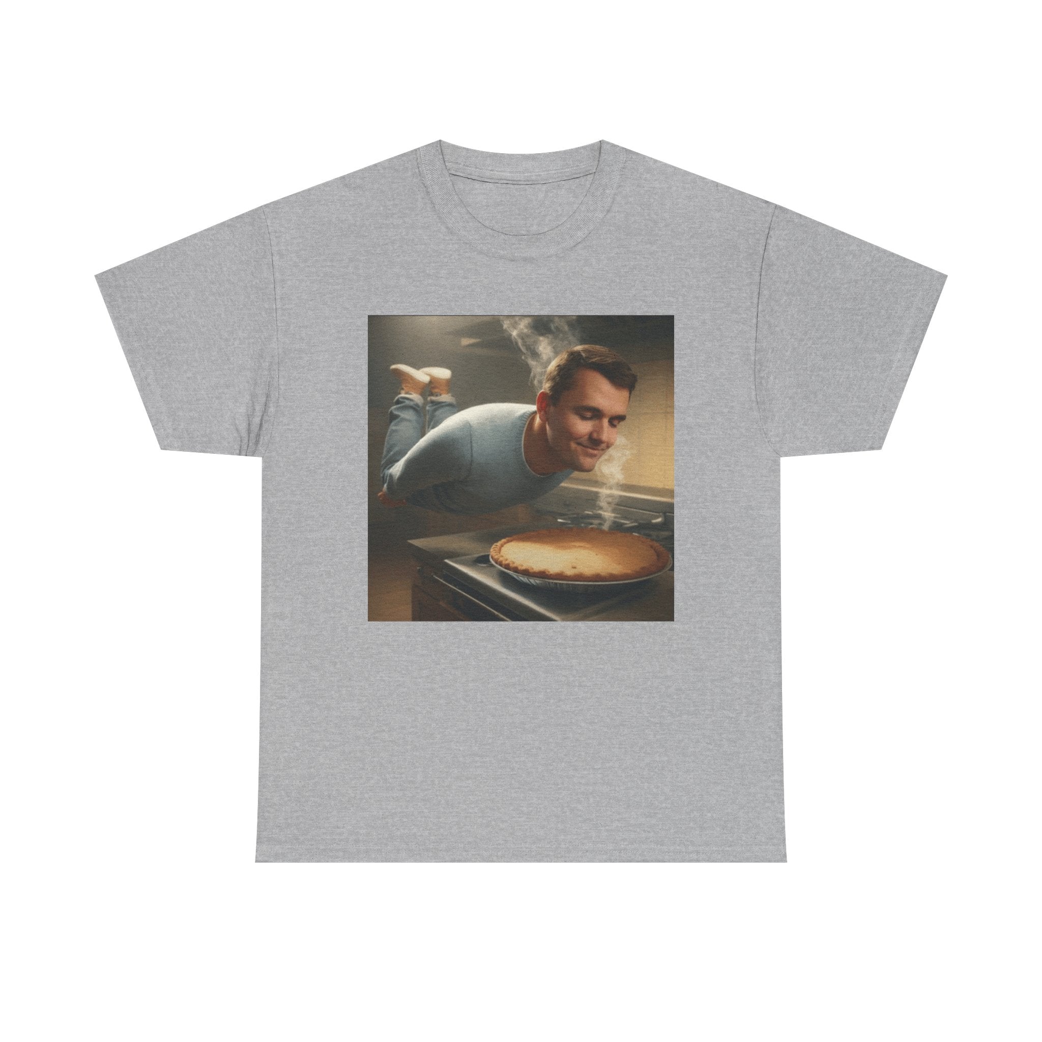 Charlie Kirk  Floating to Pie - Graphic T-Shirt 100% Cotton