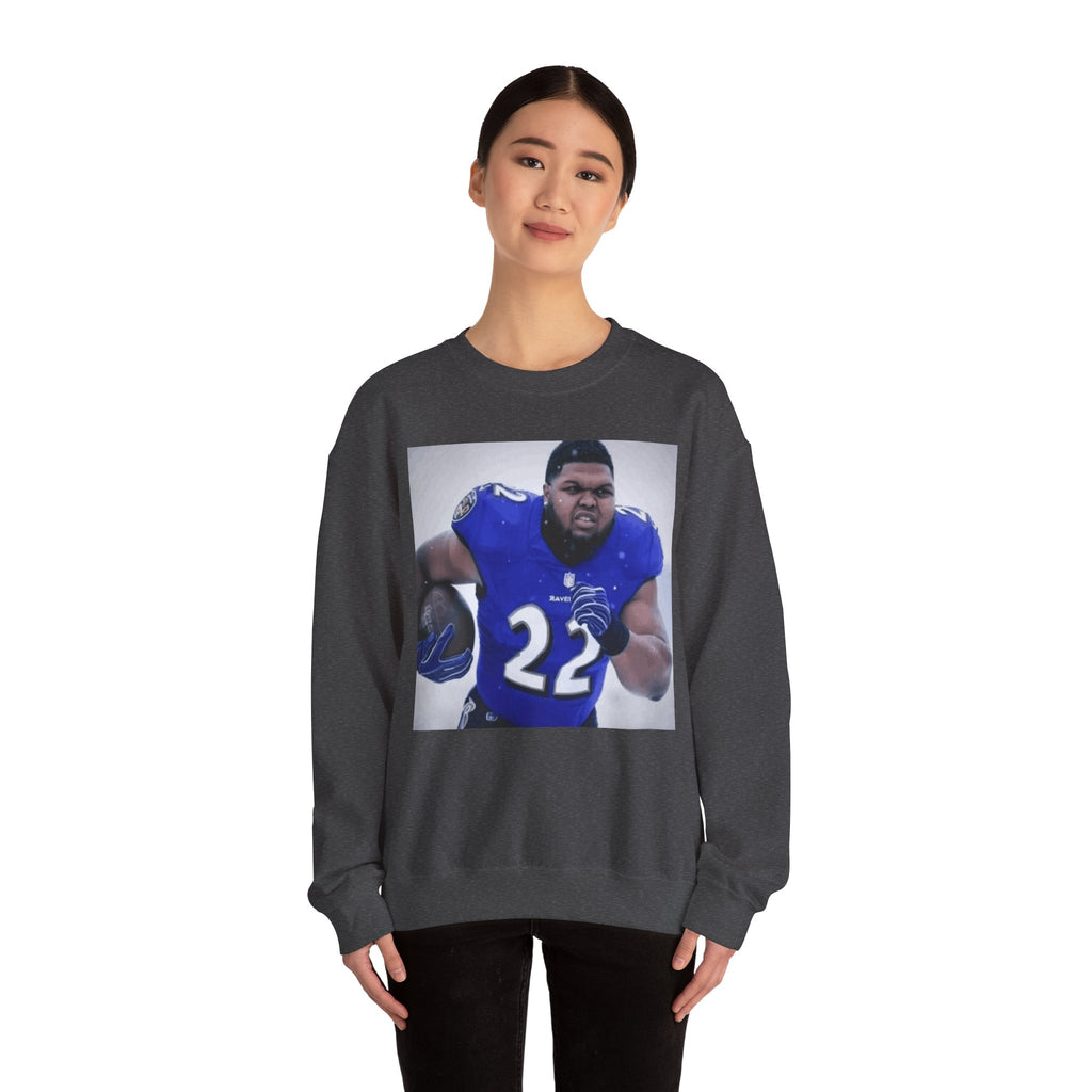 Druski Football Player - Crewneck Long Sleeve