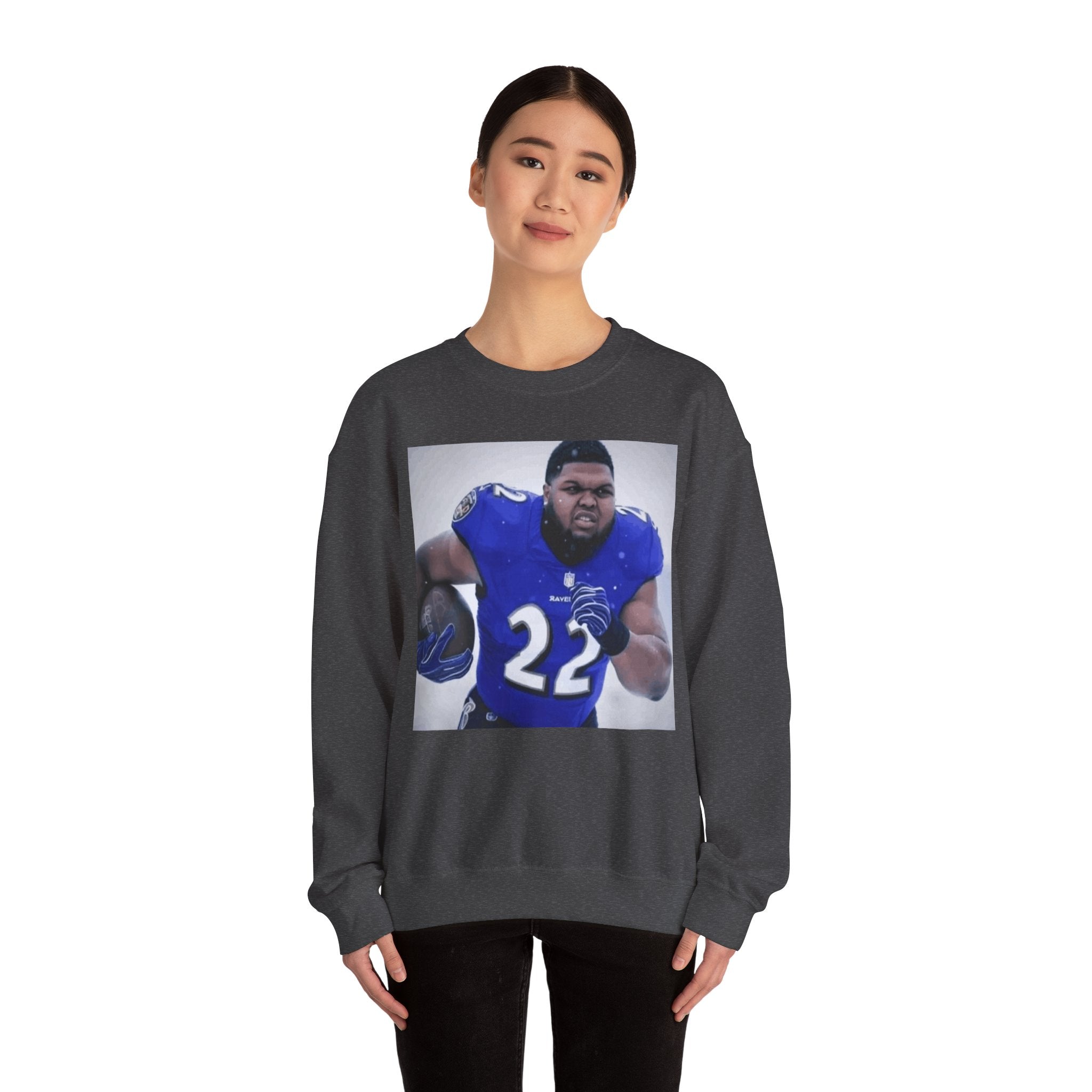 Druski Football Player - Crewneck Long Sleeve