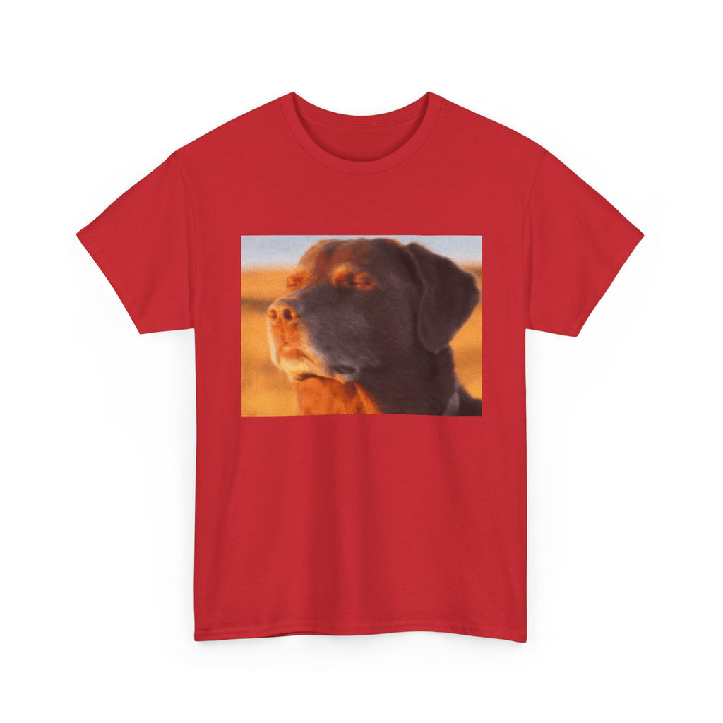 Dog Trying not to Laugh - Graphic T-Shirt 100% Cotton