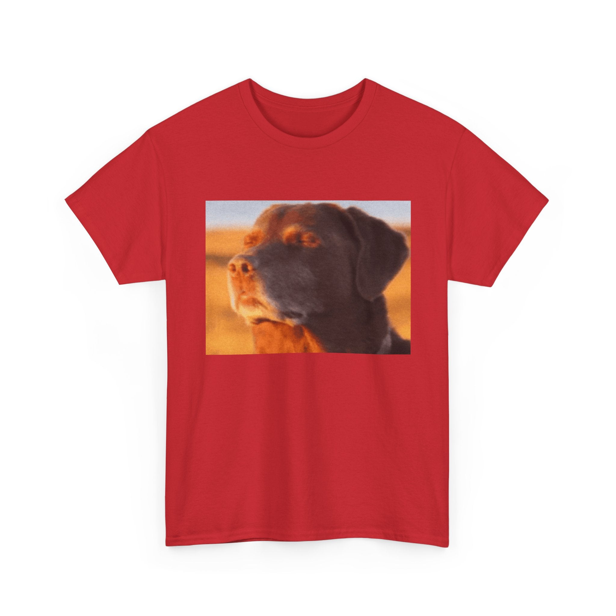Dog Trying not to Laugh - Graphic T-Shirt 100% Cotton