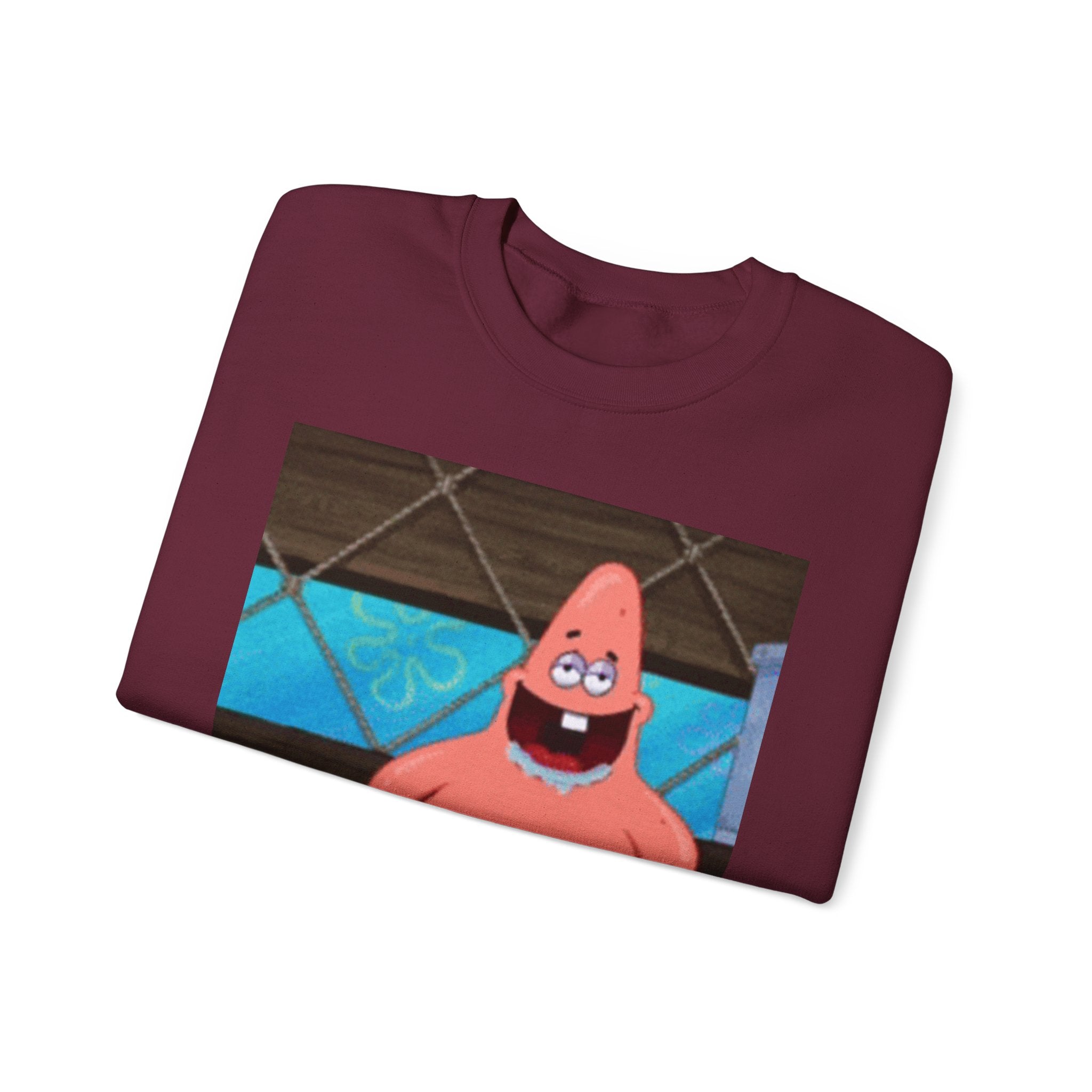 Dumb Patrick Star — Crewneck Long sleeve