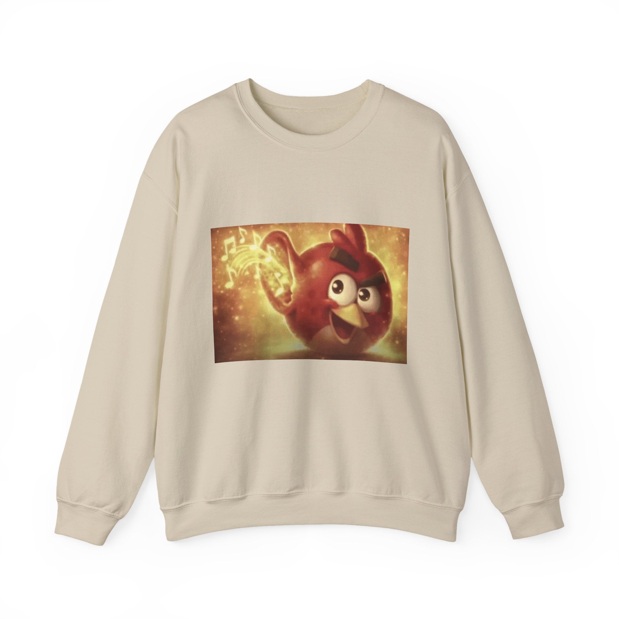 Angry Bird Hearing Peak - Crewneck Long Sleeve