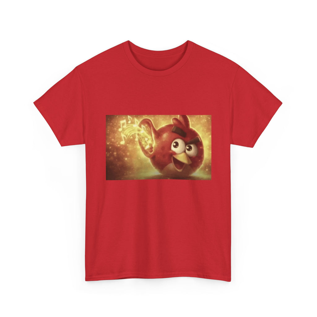 Angry Bird Hearing Peak - Graphic T-Shirt 100% Cotton