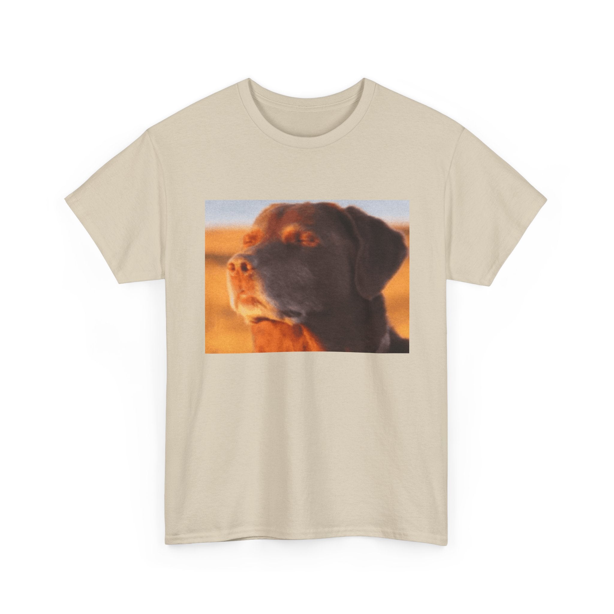 Dog Trying not to Laugh - Graphic T-Shirt 100% Cotton