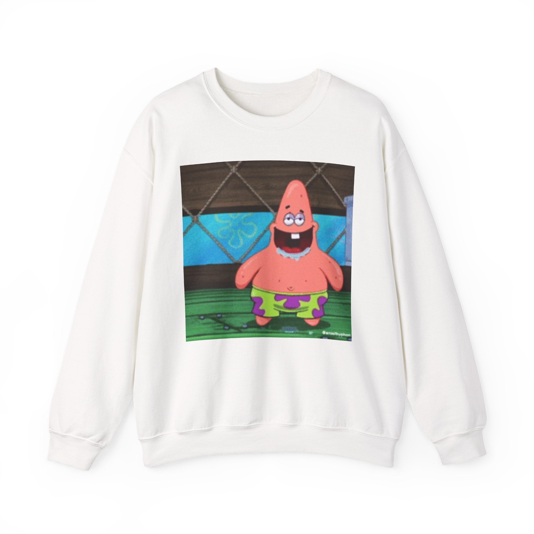 Dumb Patrick Star — Crewneck Long sleeve