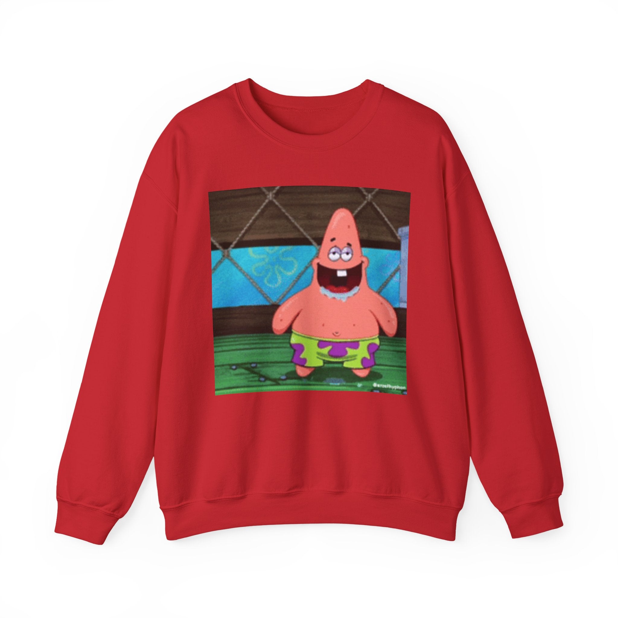 Dumb Patrick Star — Crewneck Long sleeve
