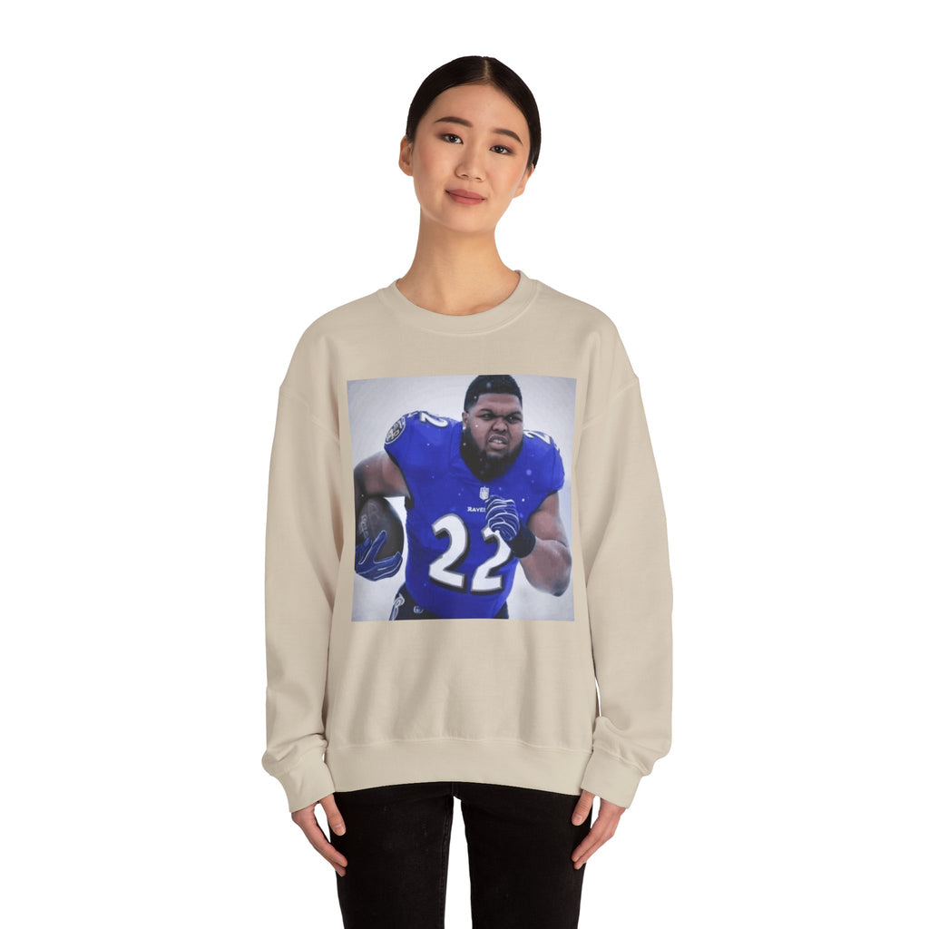 Druski Football Player - Crewneck Long Sleeve