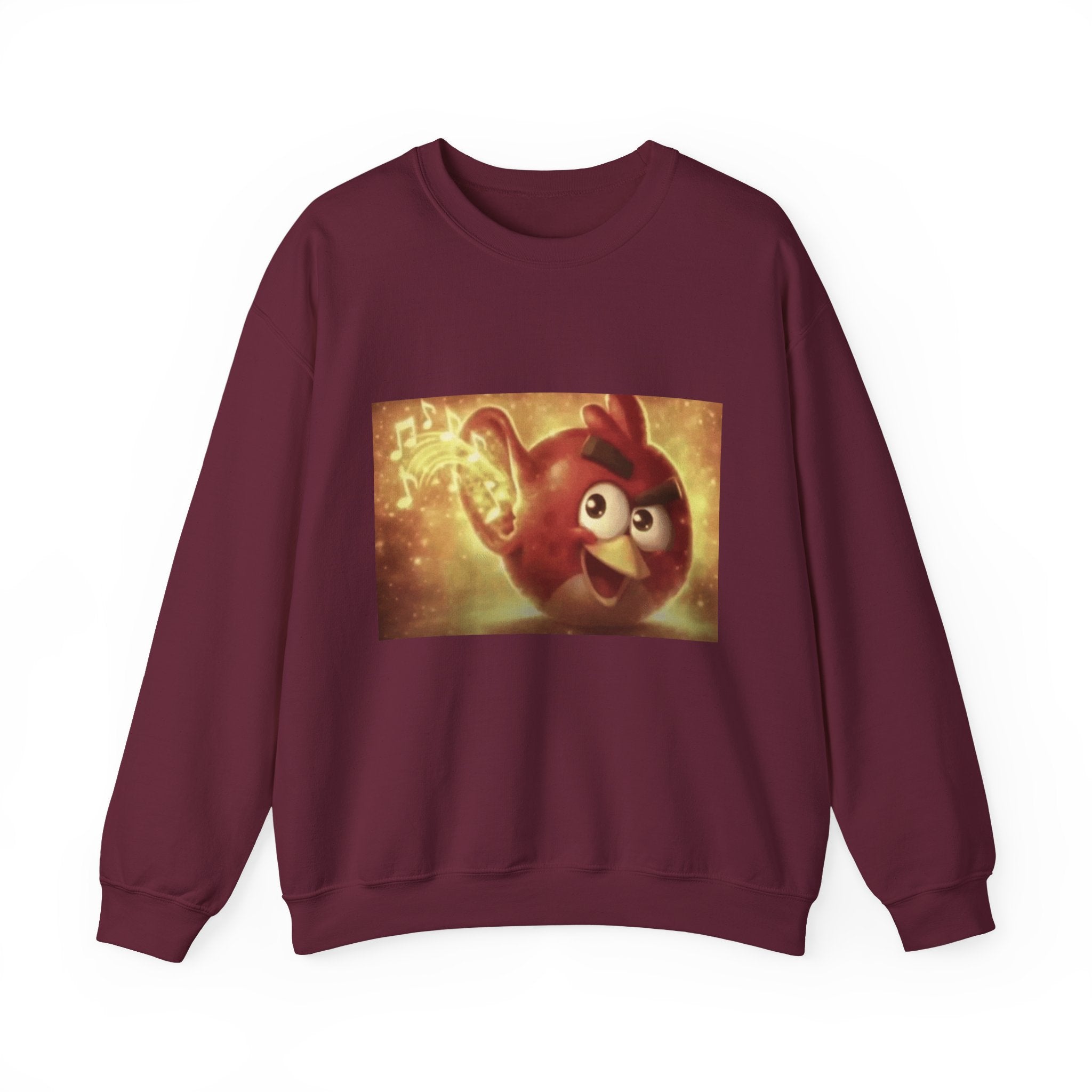 Angry Bird Hearing Peak - Crewneck Long Sleeve
