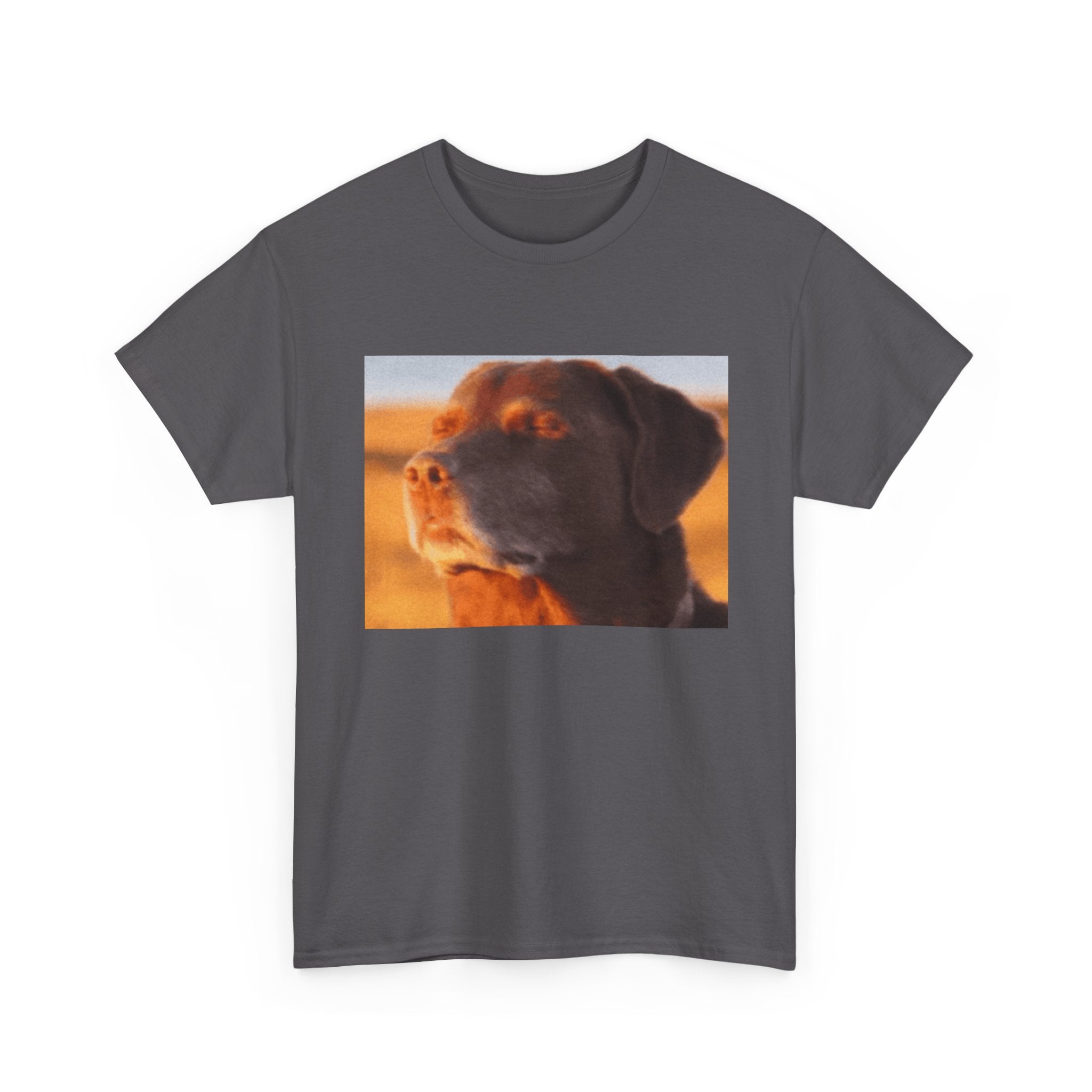 Dog Trying not to Laugh - Graphic T-Shirt 100% Cotton