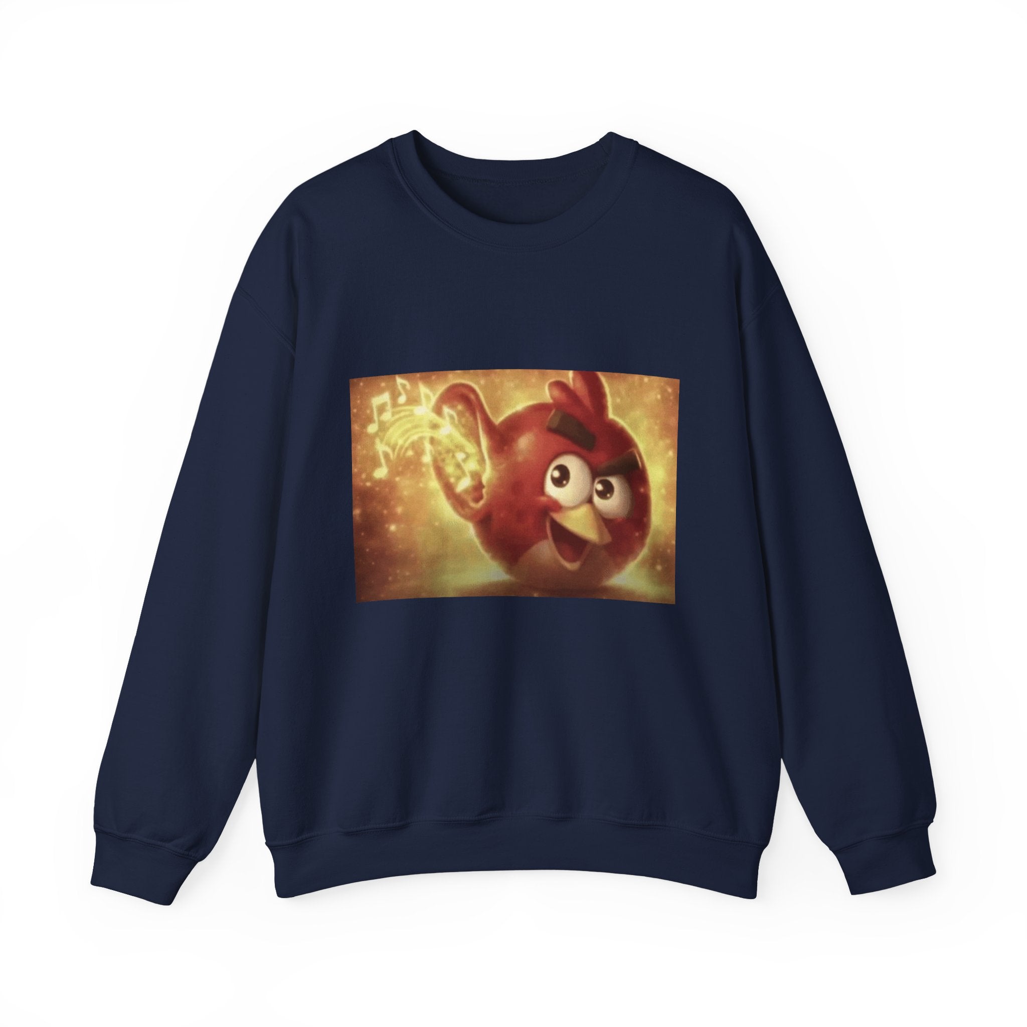 Angry Bird Hearing Peak - Crewneck Long Sleeve