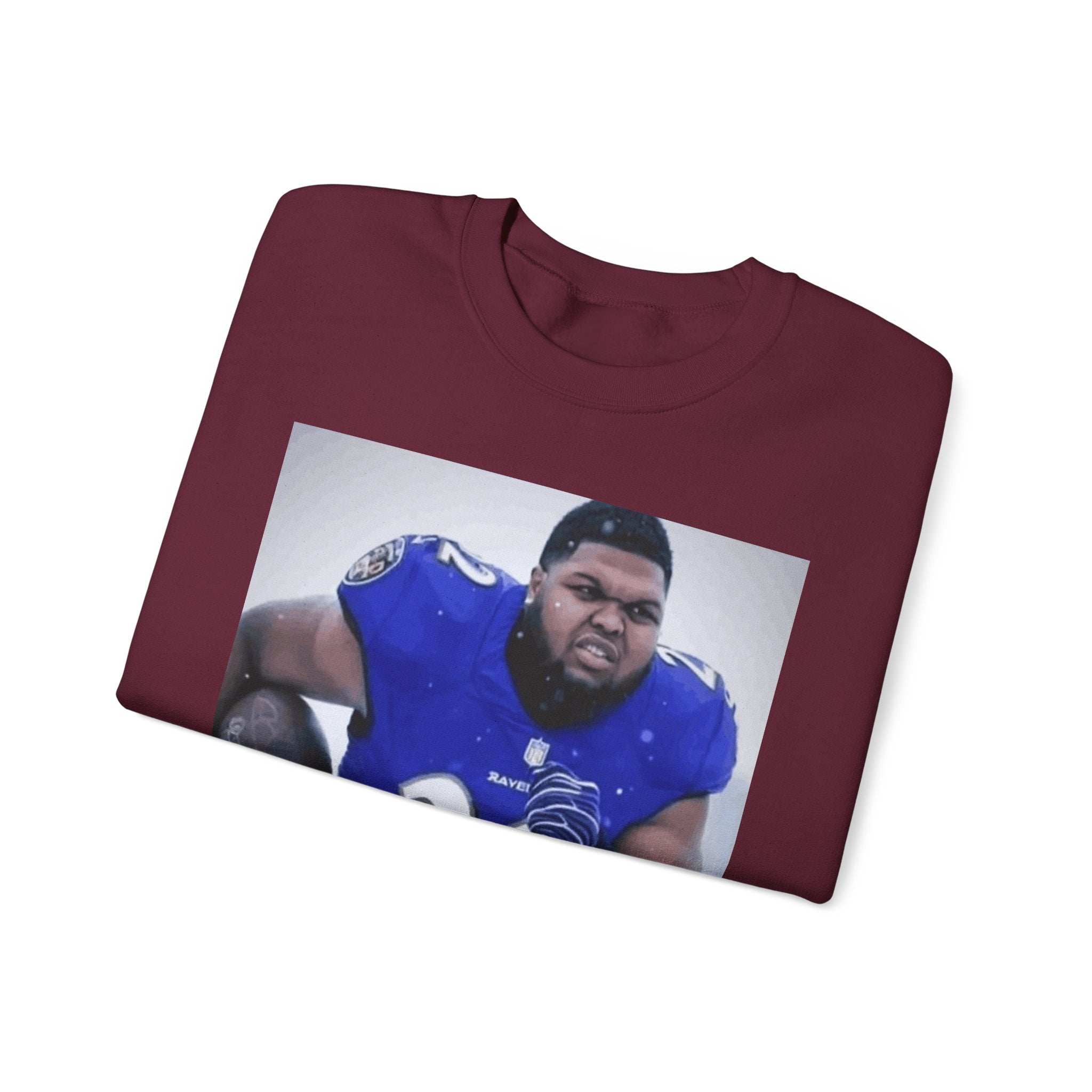 Druski Football Player - Crewneck Long Sleeve