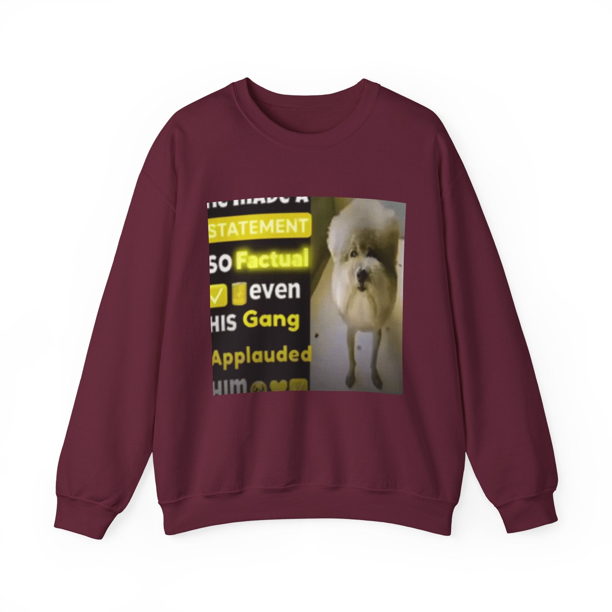HE MADE A STATEMENT SO FACTUAL - Crewneck Long Sleeve